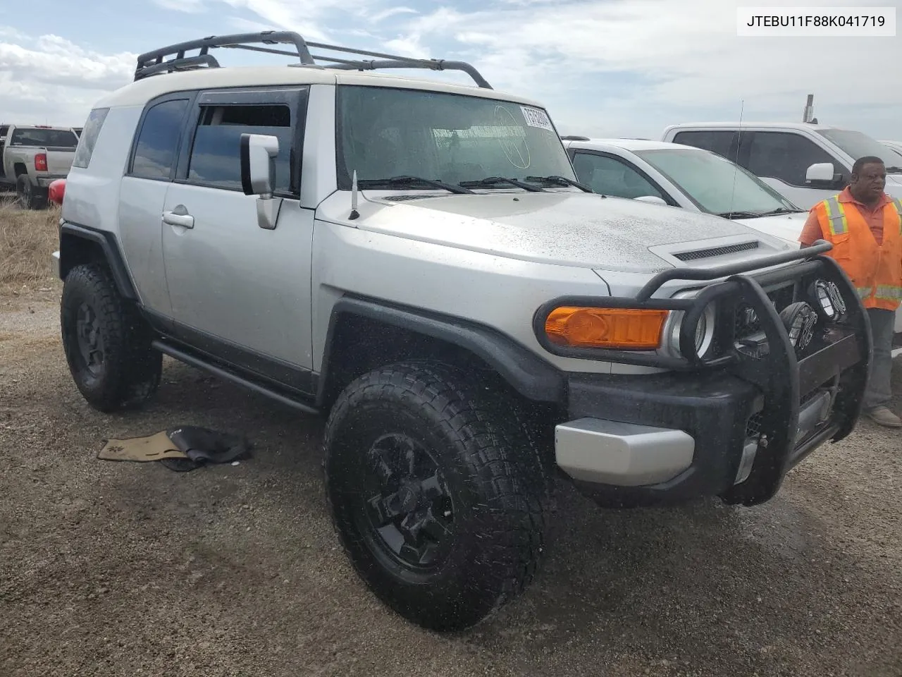 2008 Toyota Fj Cruiser VIN: JTEBU11F88K041719 Lot: 75752804