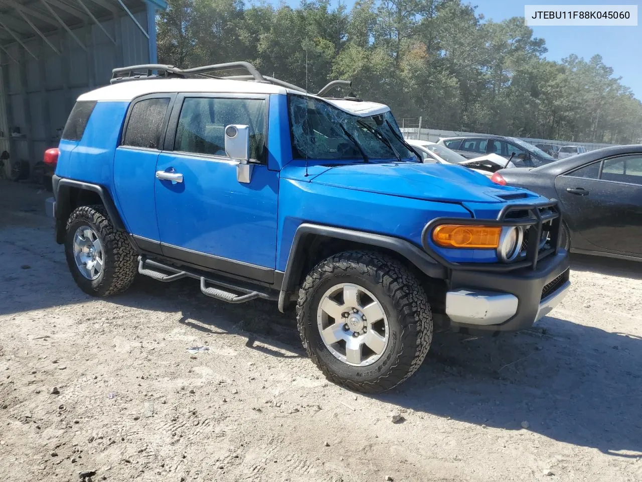 2008 Toyota Fj Cruiser VIN: JTEBU11F88K045060 Lot: 75859124