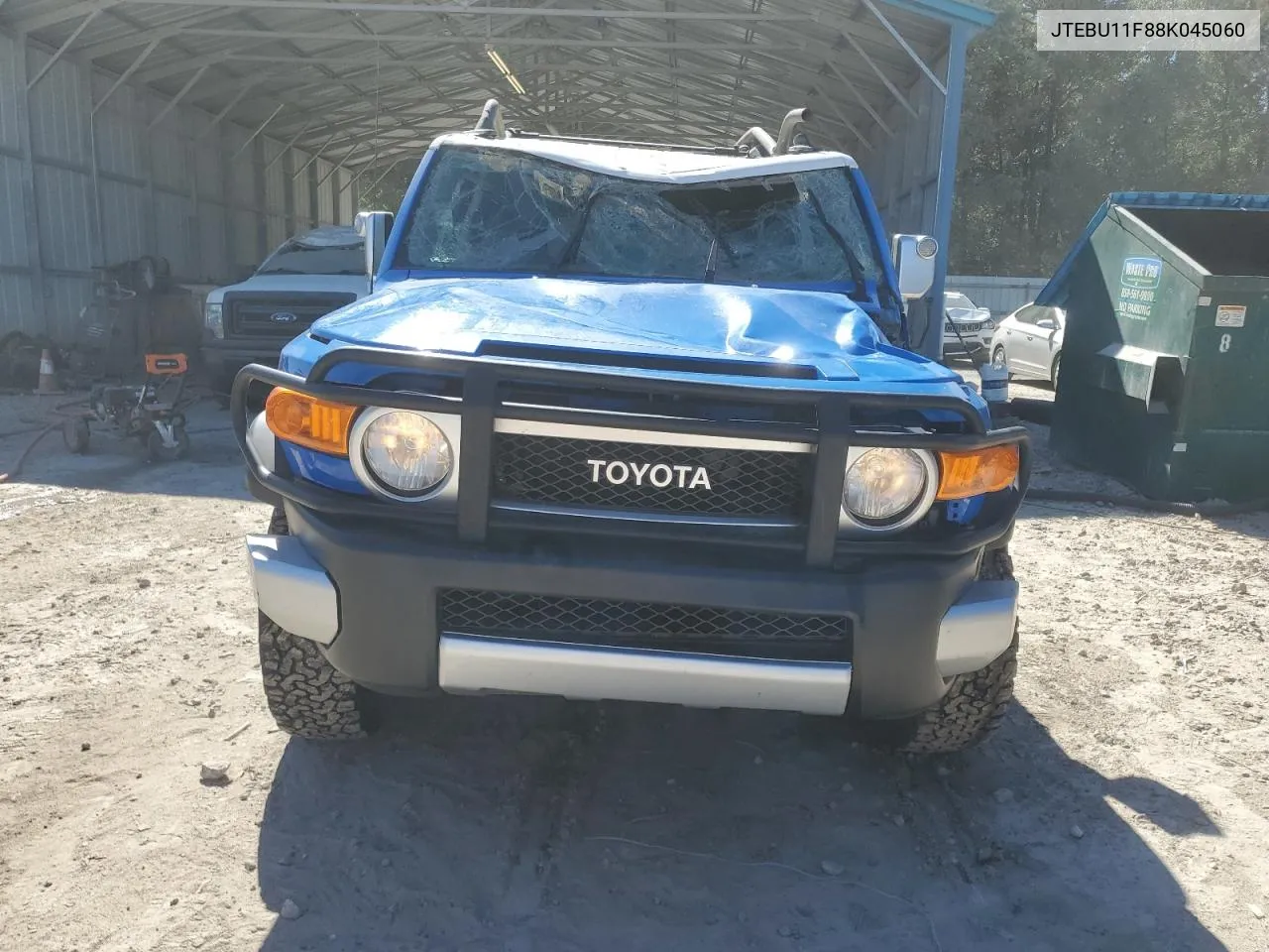 2008 Toyota Fj Cruiser VIN: JTEBU11F88K045060 Lot: 75859124