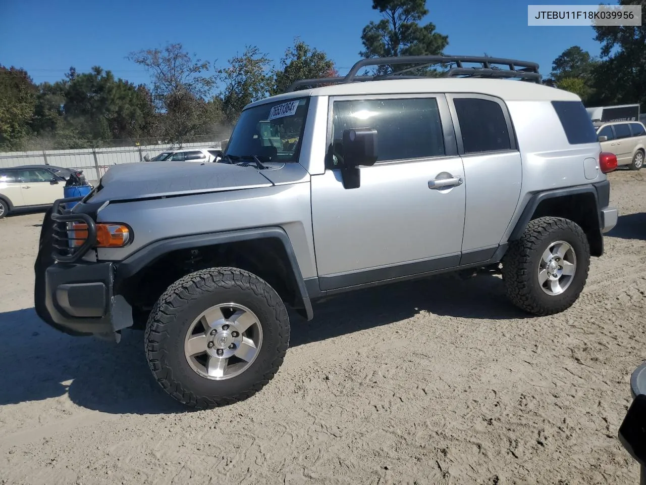 2008 Toyota Fj Cruiser VIN: JTEBU11F18K039956 Lot: 76531364