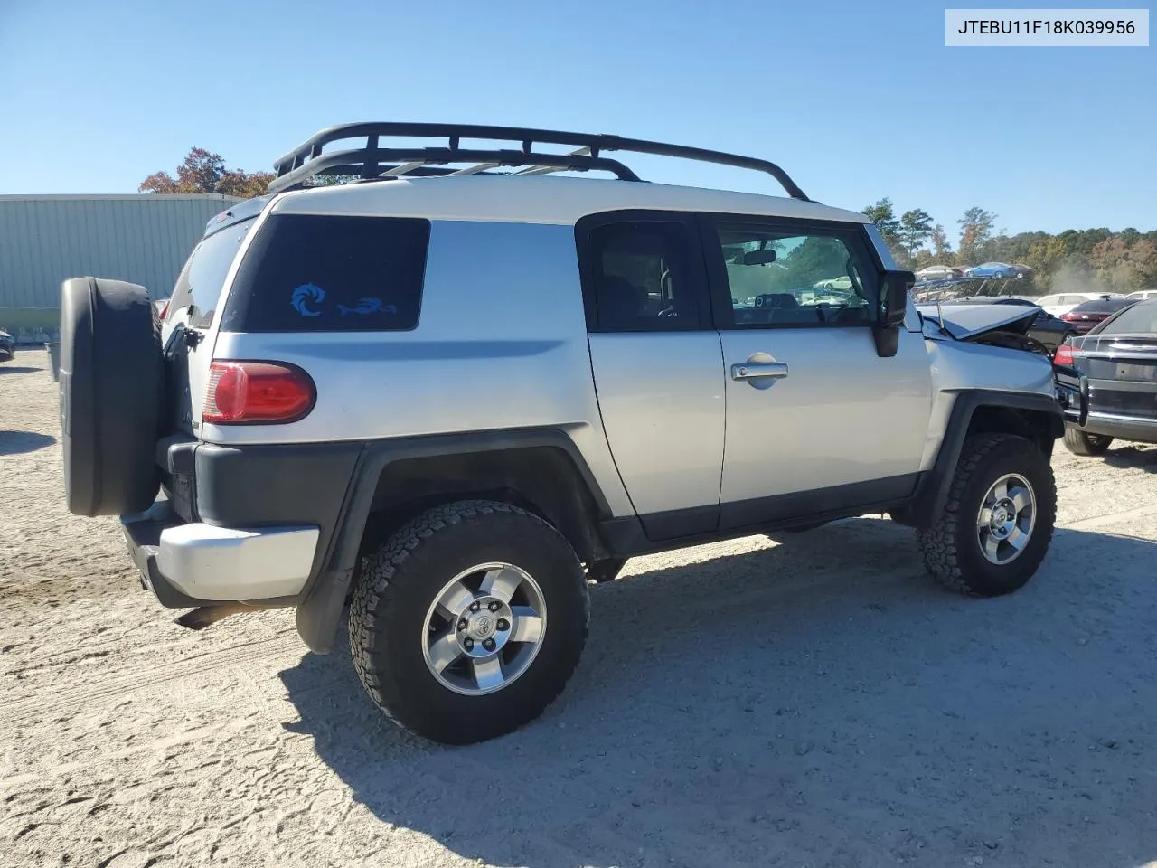 2008 Toyota Fj Cruiser VIN: JTEBU11F18K039956 Lot: 76531364