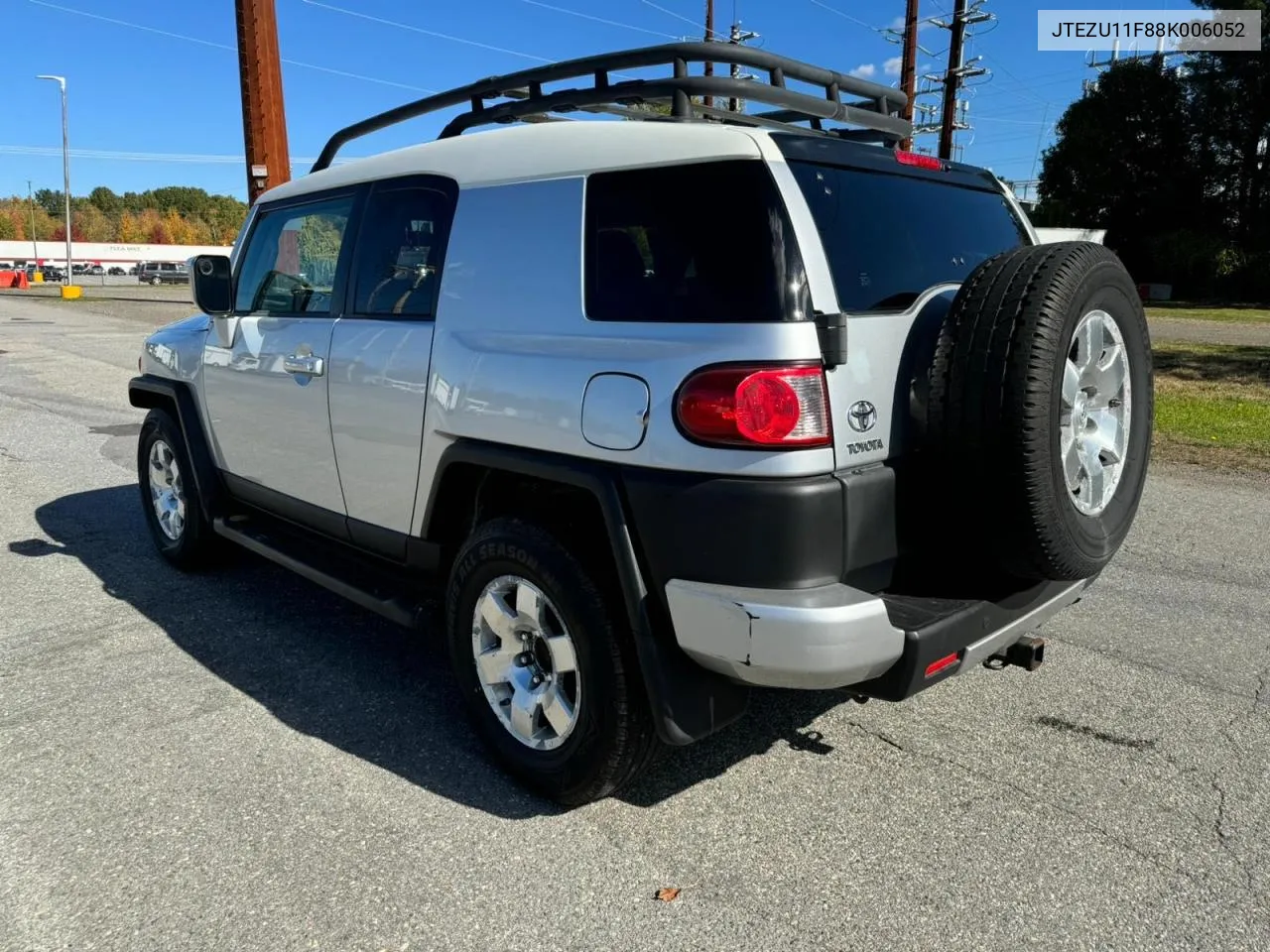 2008 Toyota Fj Cruiser VIN: JTEZU11F88K006052 Lot: 76931264