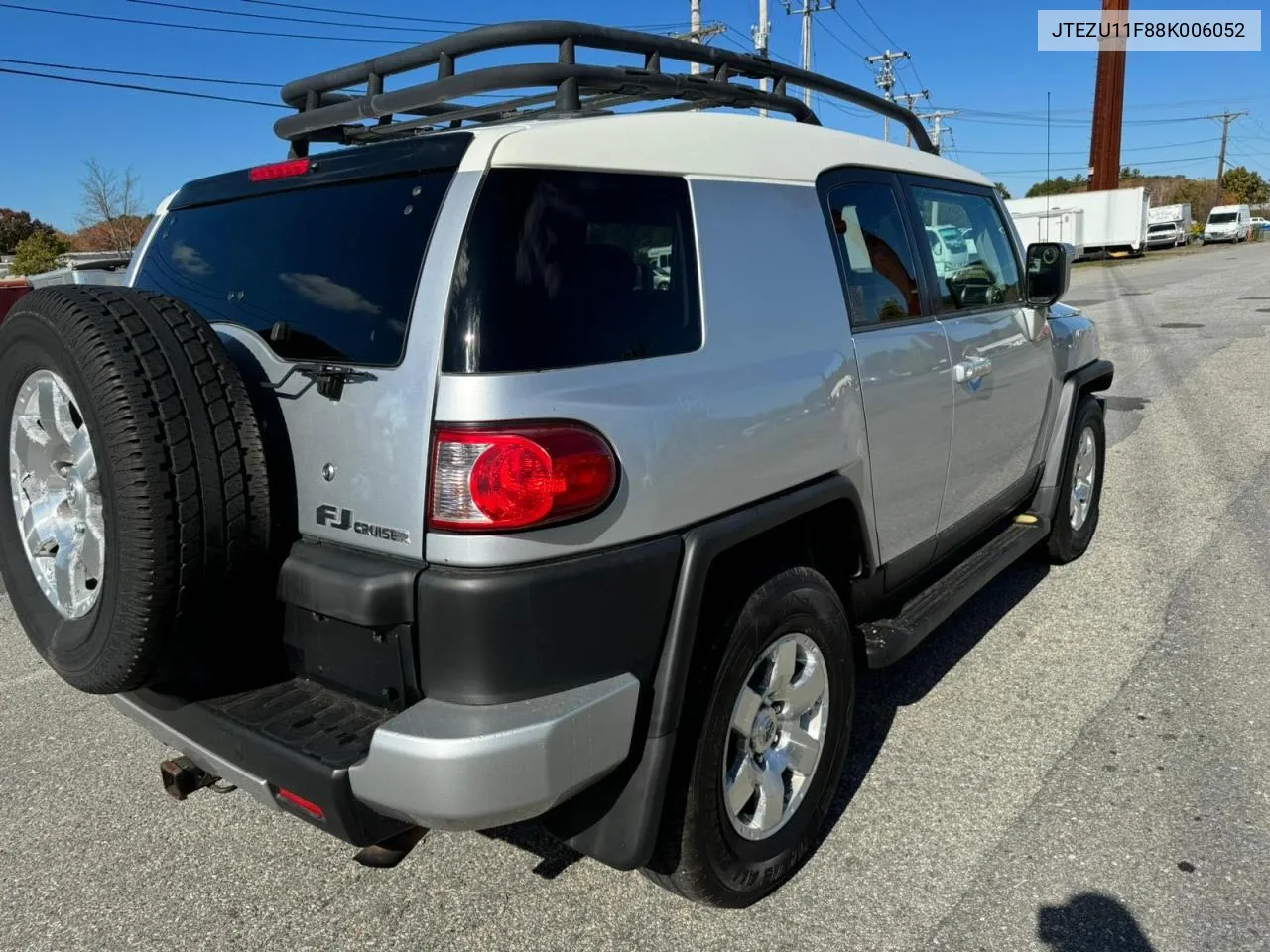 2008 Toyota Fj Cruiser VIN: JTEZU11F88K006052 Lot: 76931264