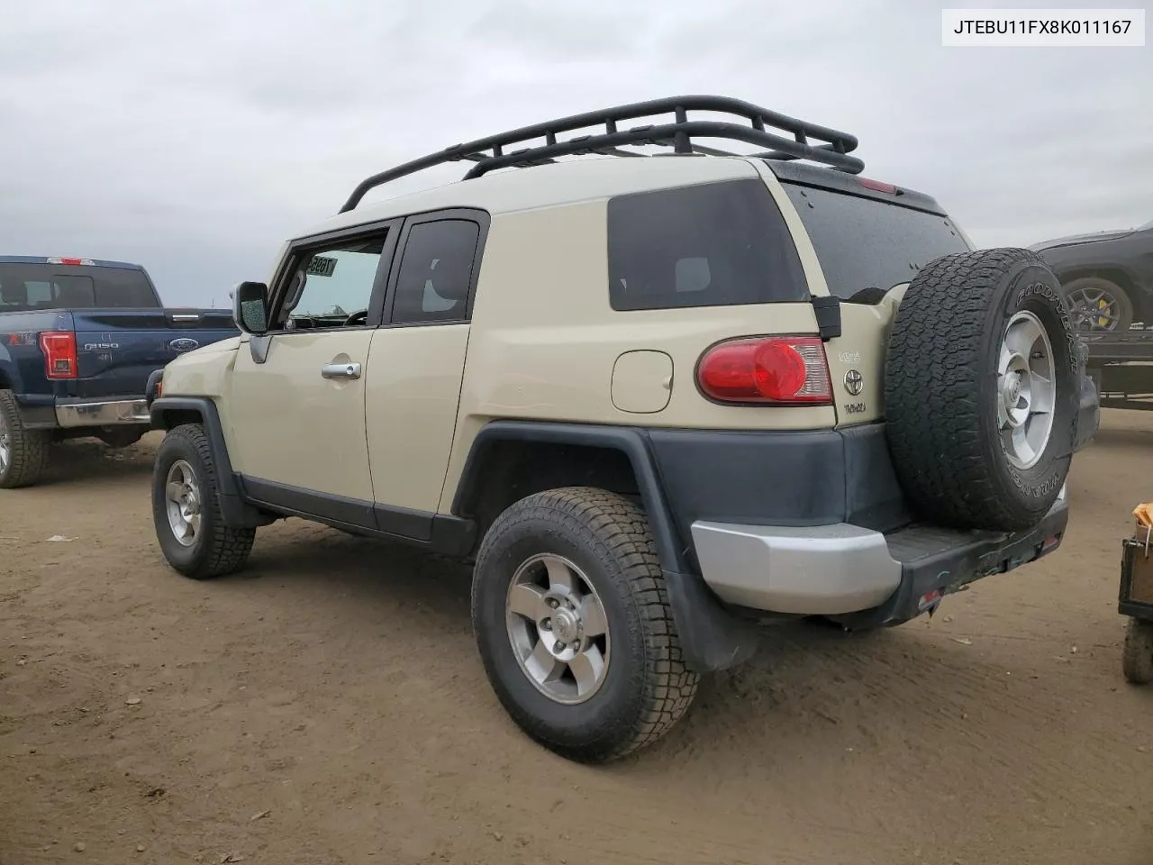 2008 Toyota Fj Cruiser VIN: JTEBU11FX8K011167 Lot: 76954884