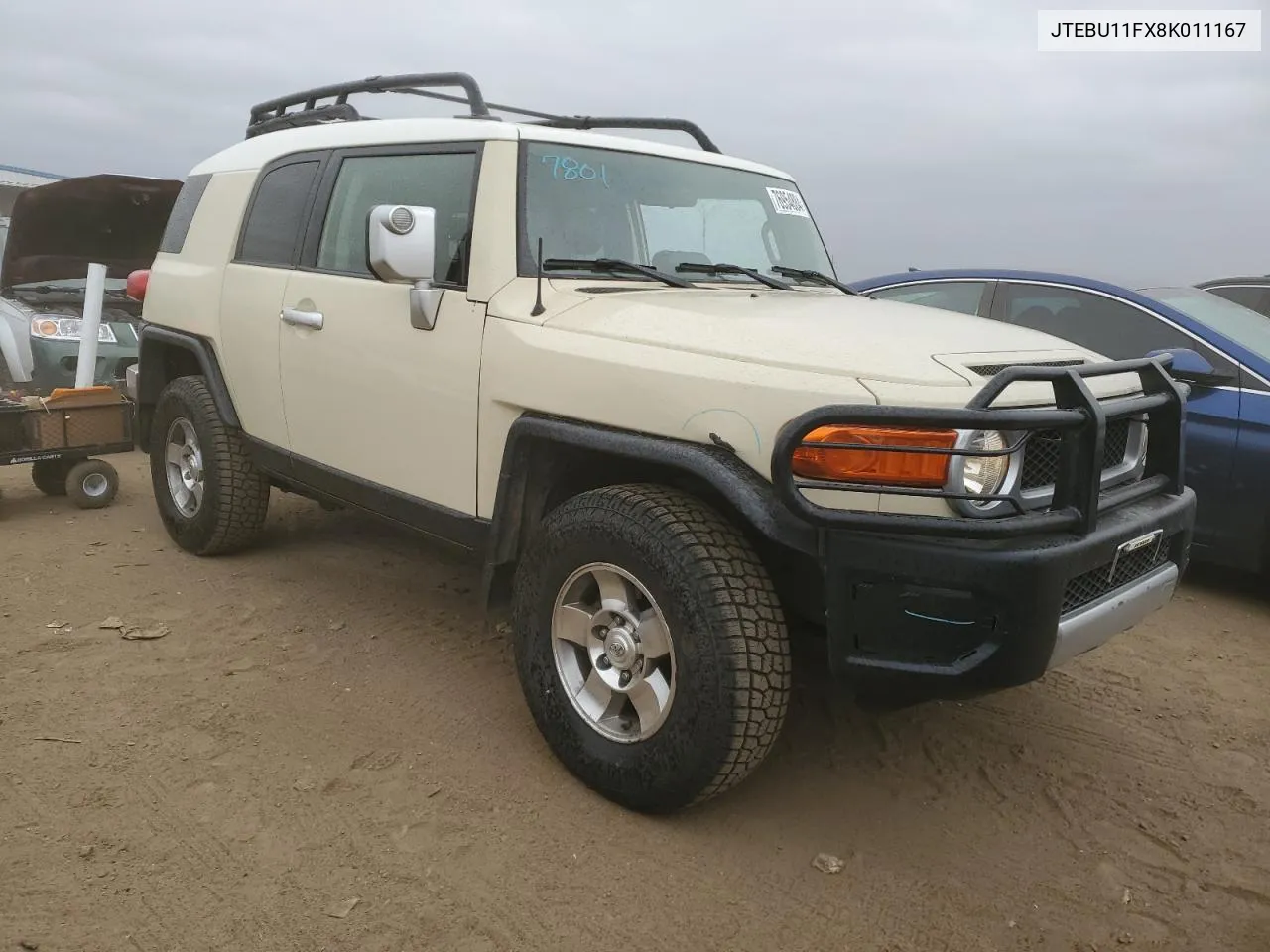 2008 Toyota Fj Cruiser VIN: JTEBU11FX8K011167 Lot: 76954884