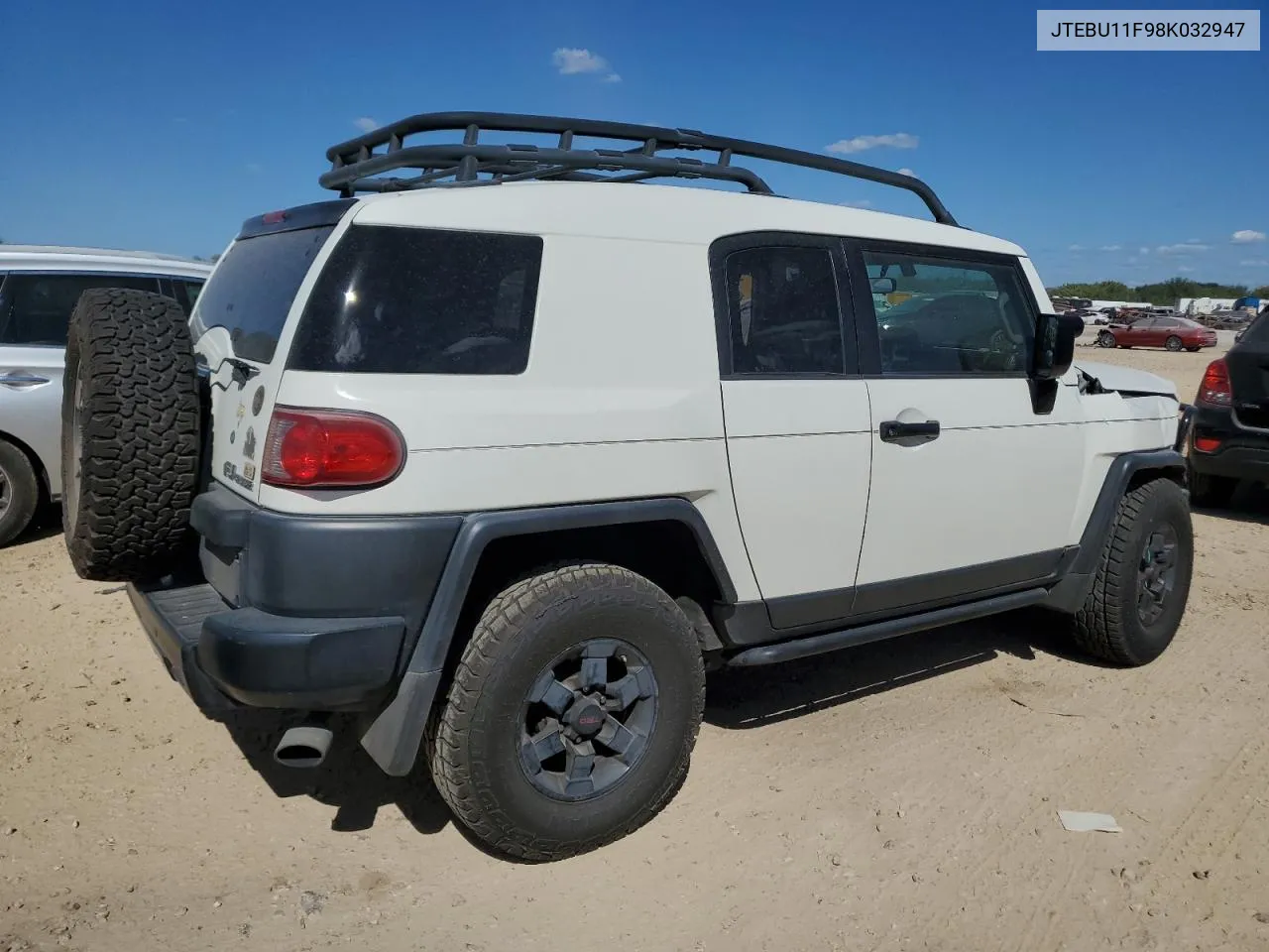 2008 Toyota Fj Cruiser VIN: JTEBU11F98K032947 Lot: 77805794