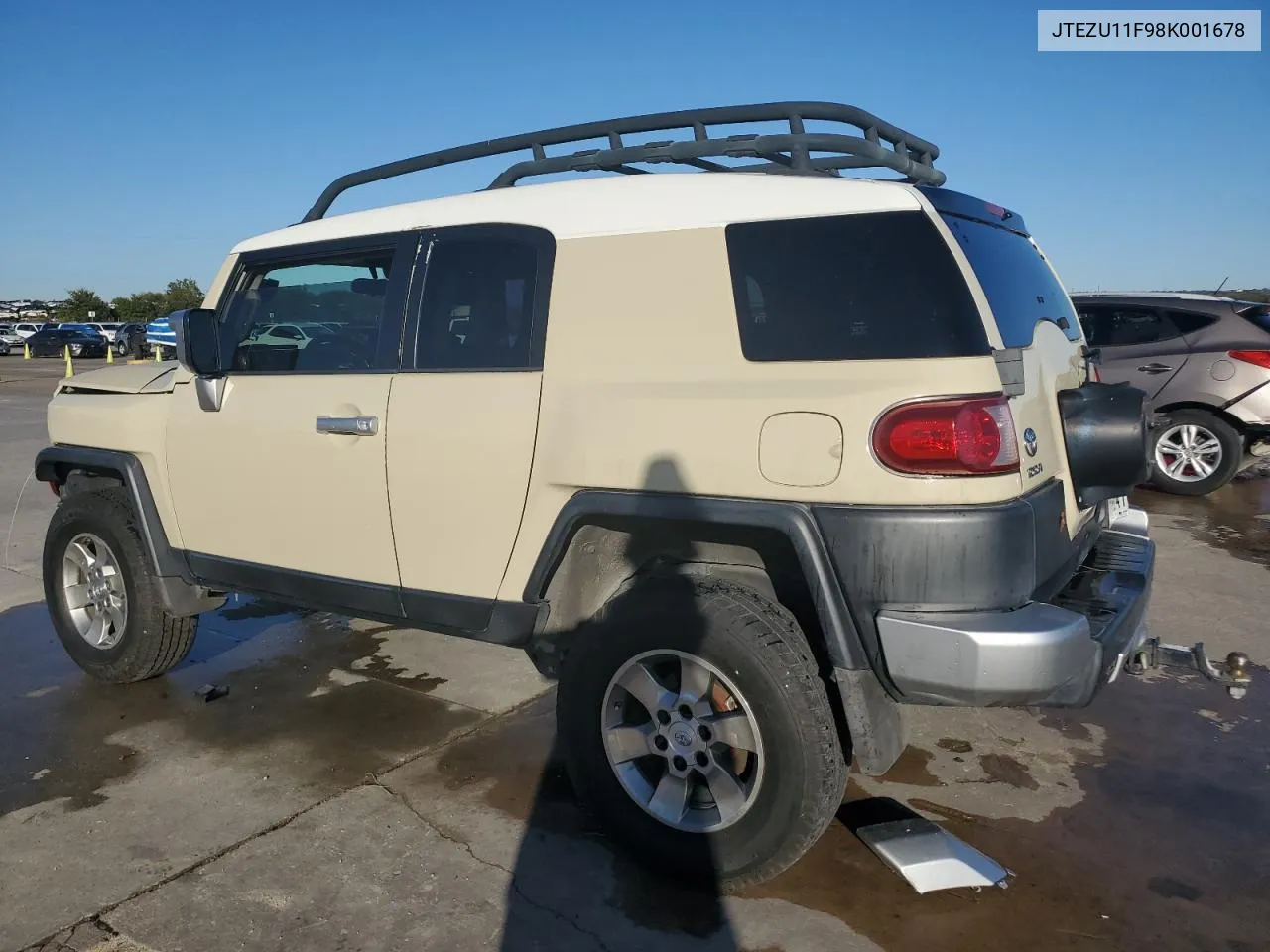 2008 Toyota Fj Cruiser VIN: JTEZU11F98K001678 Lot: 79119814