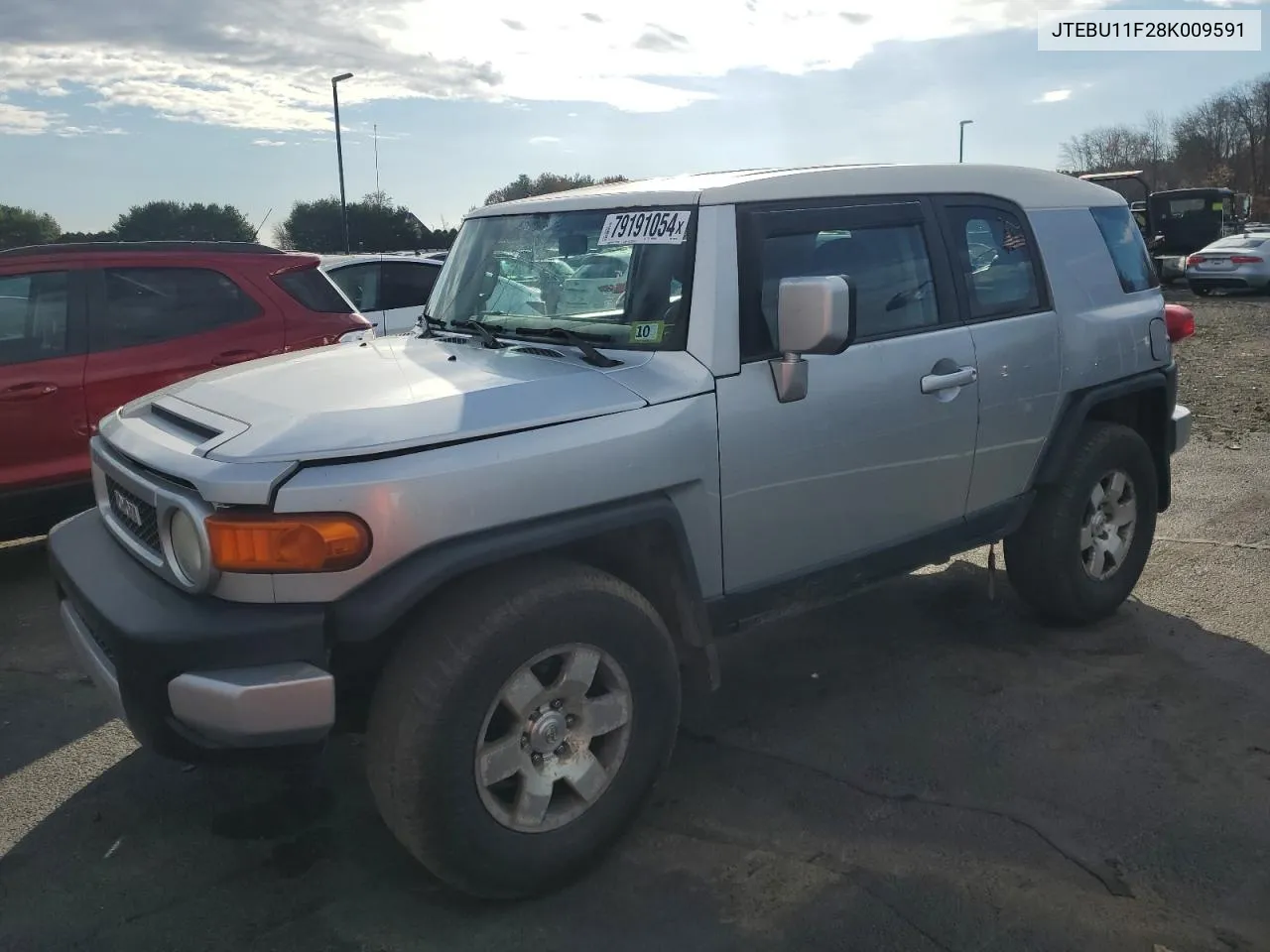 2008 Toyota Fj Cruiser VIN: JTEBU11F28K009591 Lot: 79191054