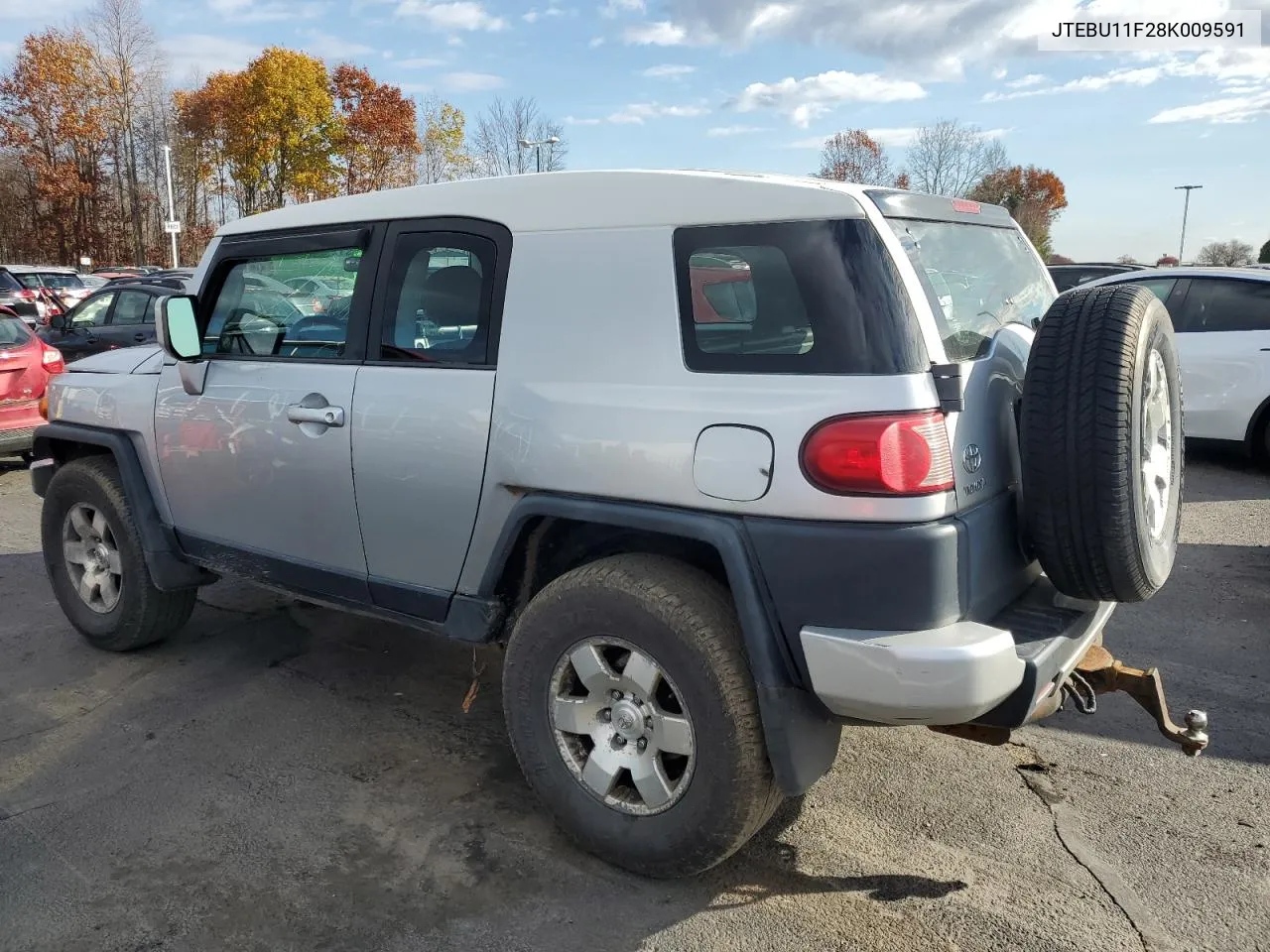 2008 Toyota Fj Cruiser VIN: JTEBU11F28K009591 Lot: 79191054