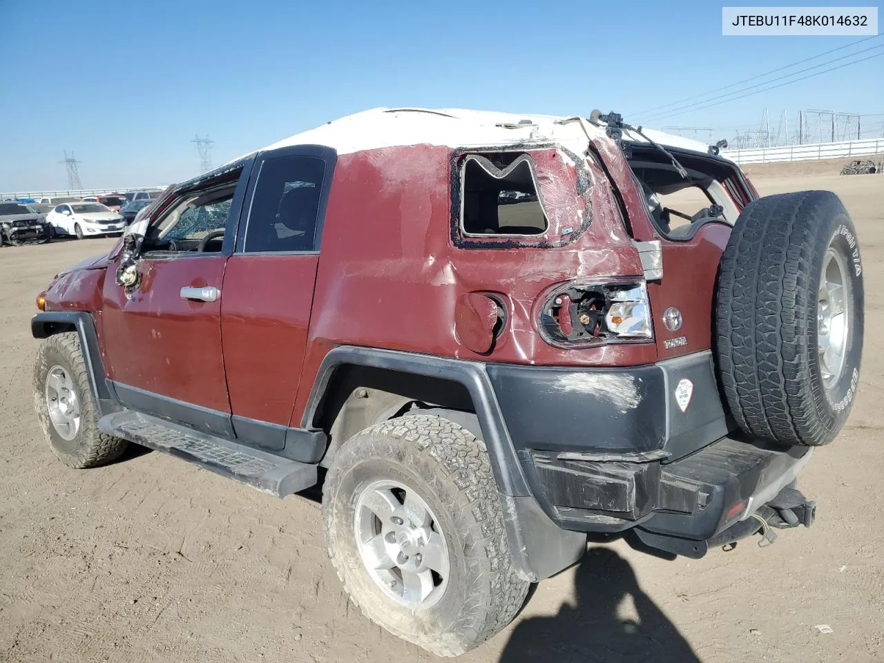 2008 Toyota Fj Cruiser VIN: JTEBU11F48K014632 Lot: 79734644