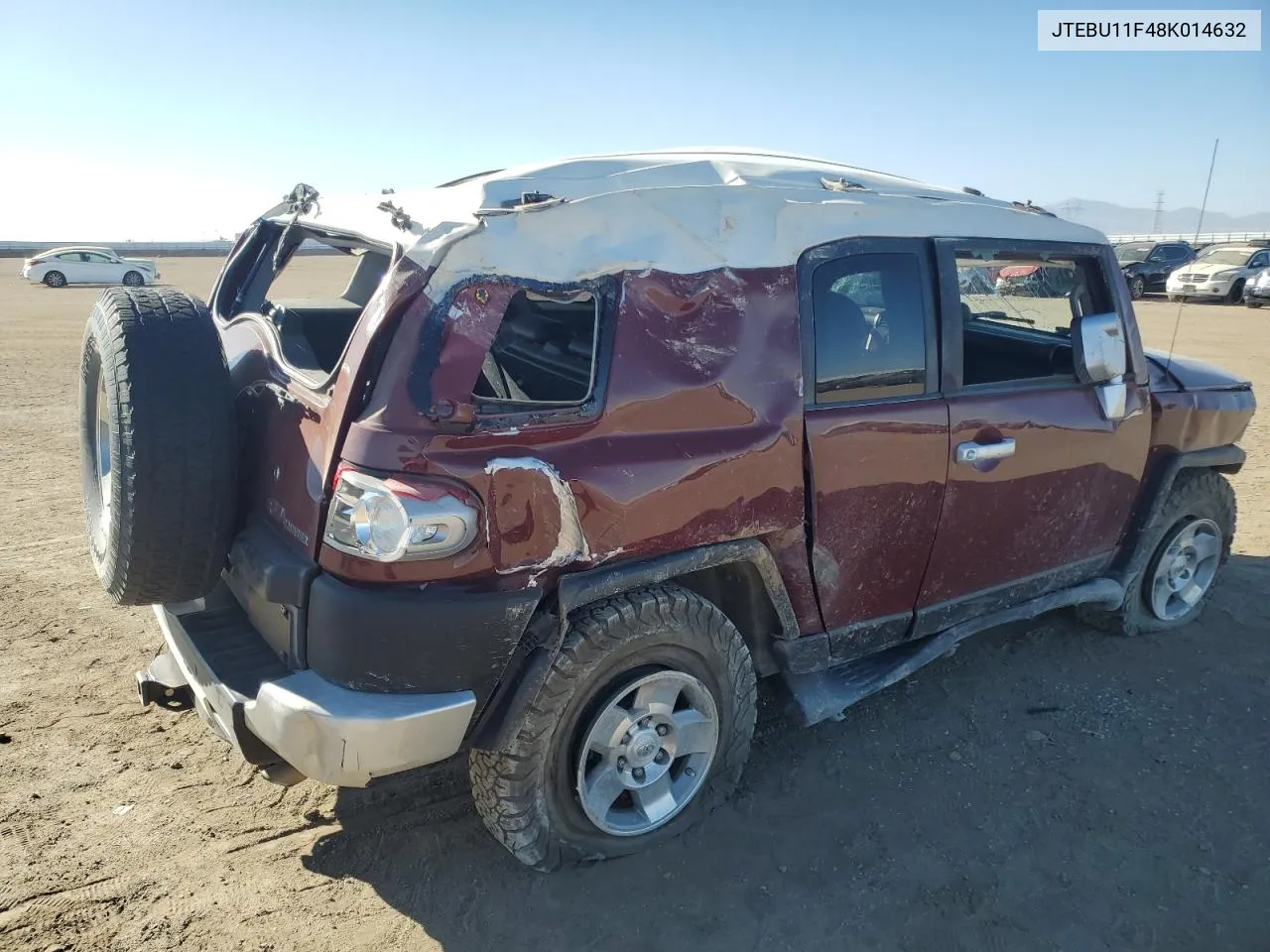 2008 Toyota Fj Cruiser VIN: JTEBU11F48K014632 Lot: 79734644