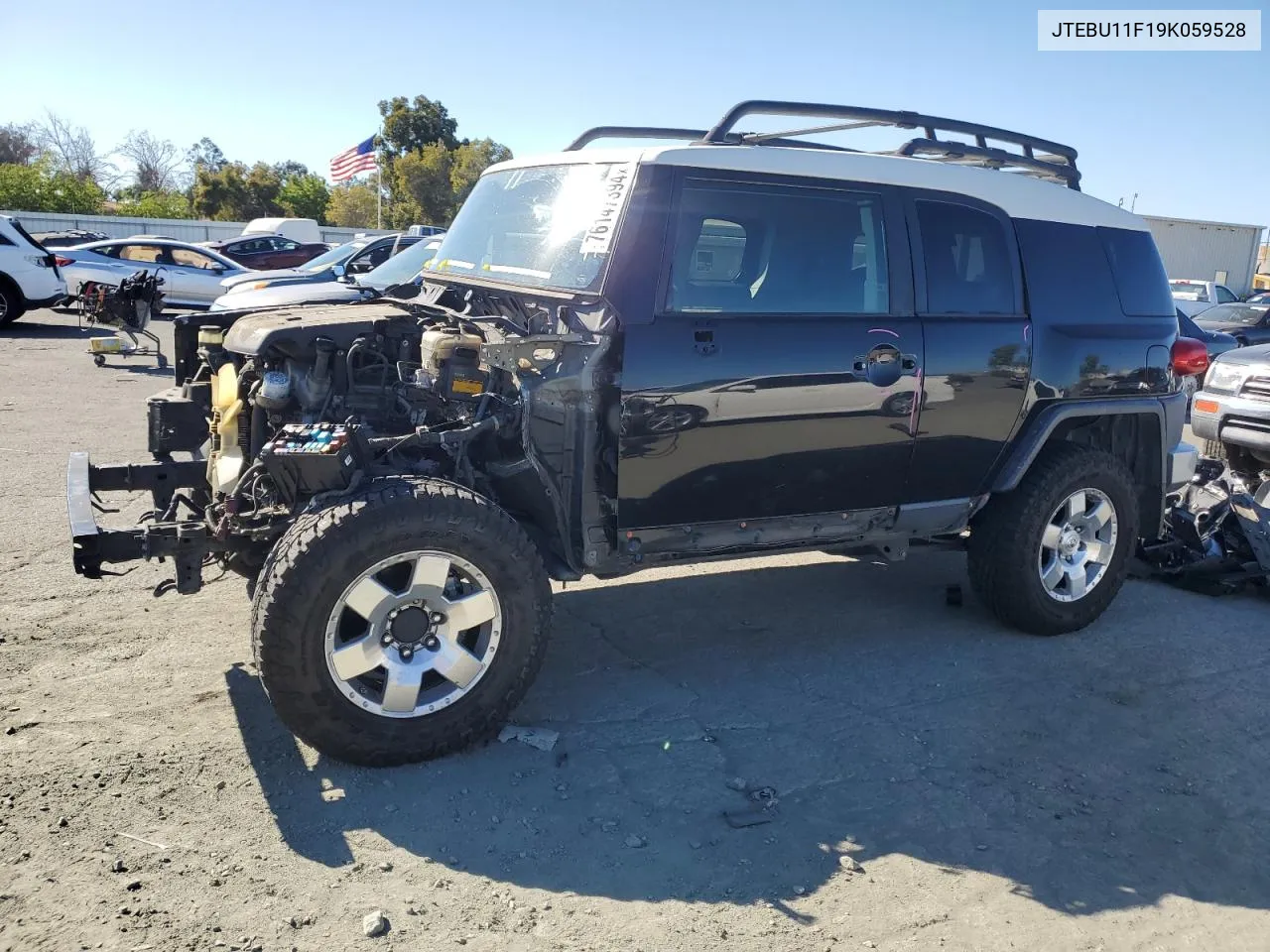 2009 Toyota Fj Cruiser VIN: JTEBU11F19K059528 Lot: 76147394