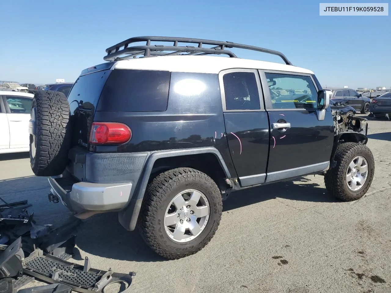 2009 Toyota Fj Cruiser VIN: JTEBU11F19K059528 Lot: 76147394