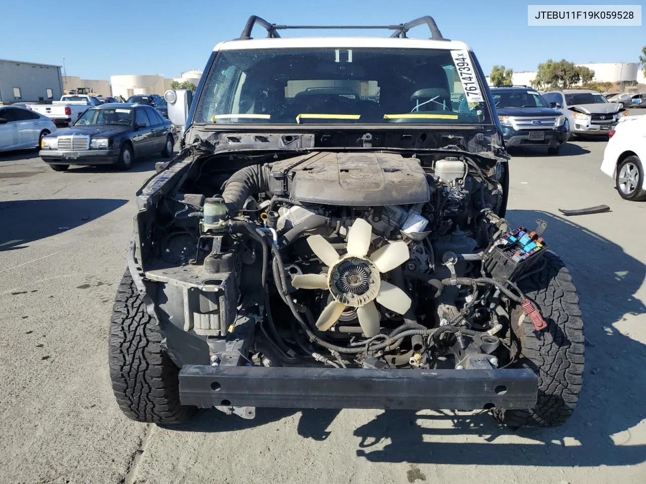 2009 Toyota Fj Cruiser VIN: JTEBU11F19K059528 Lot: 76147394