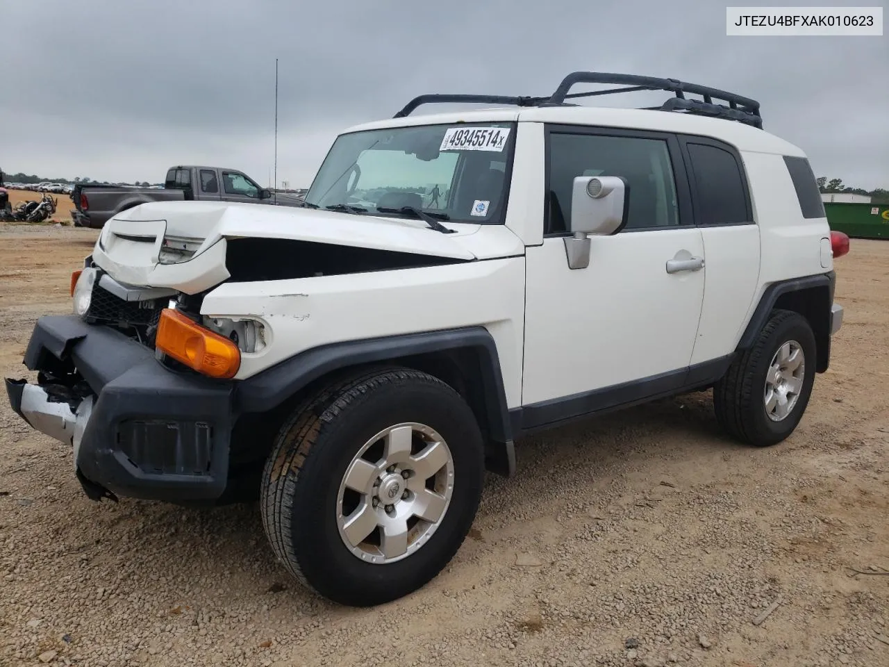 2010 Toyota Fj Cruiser VIN: JTEZU4BFXAK010623 Lot: 49345514