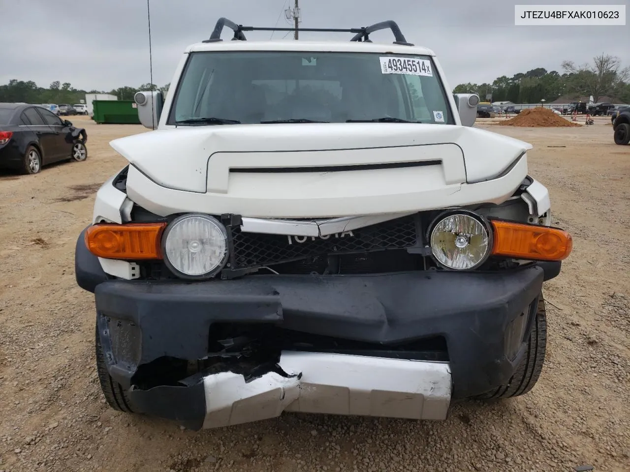 2010 Toyota Fj Cruiser VIN: JTEZU4BFXAK010623 Lot: 49345514