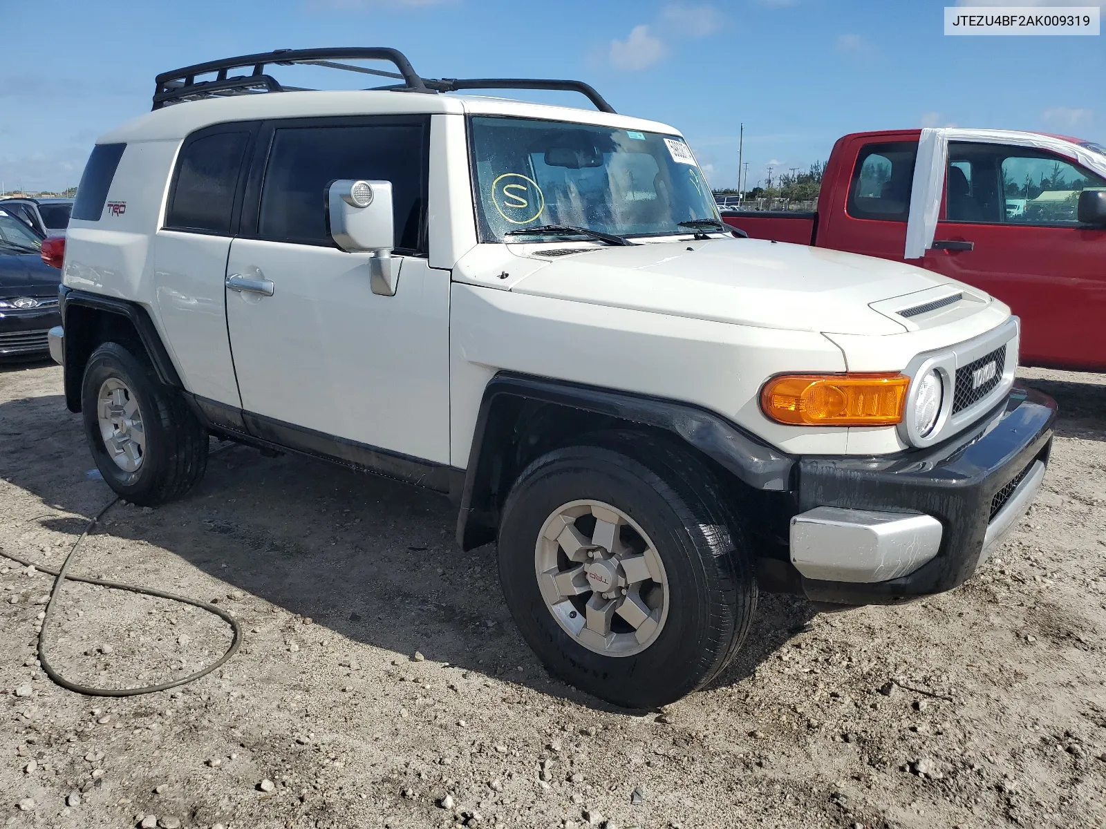 2010 Toyota Fj Cruiser VIN: JTEZU4BF2AK009319 Lot: 59838714