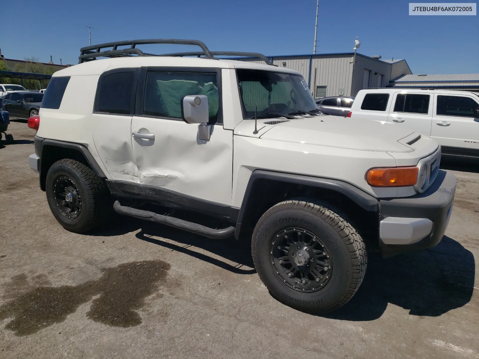 2010 Toyota Fj Cruiser VIN: JTEBU4BF6AK072005 Lot: 65282424