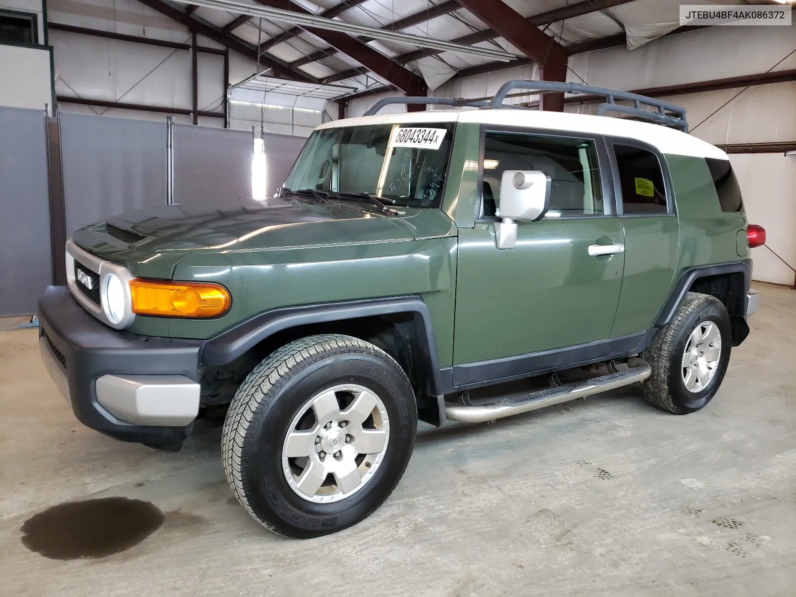 2010 Toyota Fj Cruiser VIN: JTEBU4BF4AK086372 Lot: 68043344