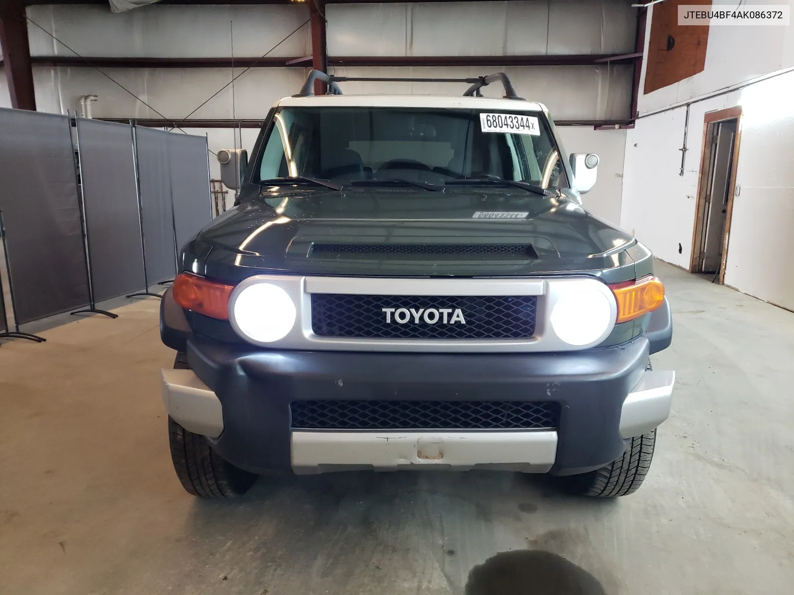 2010 Toyota Fj Cruiser VIN: JTEBU4BF4AK086372 Lot: 68043344