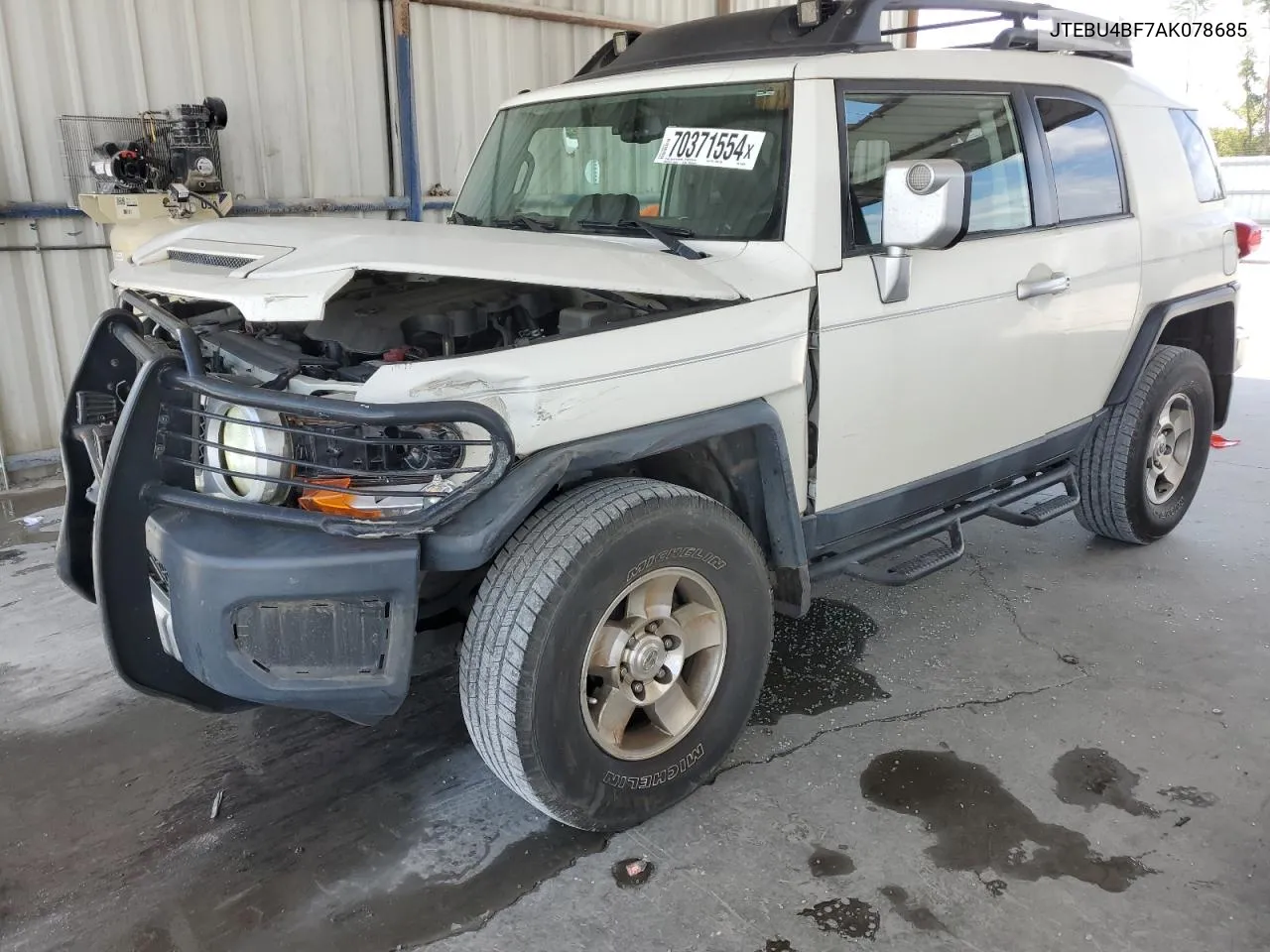 2010 Toyota Fj Cruiser VIN: JTEBU4BF7AK078685 Lot: 70371554