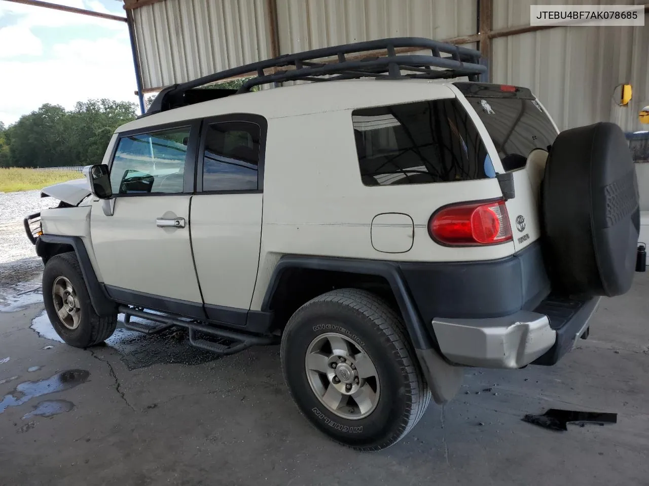 2010 Toyota Fj Cruiser VIN: JTEBU4BF7AK078685 Lot: 70371554