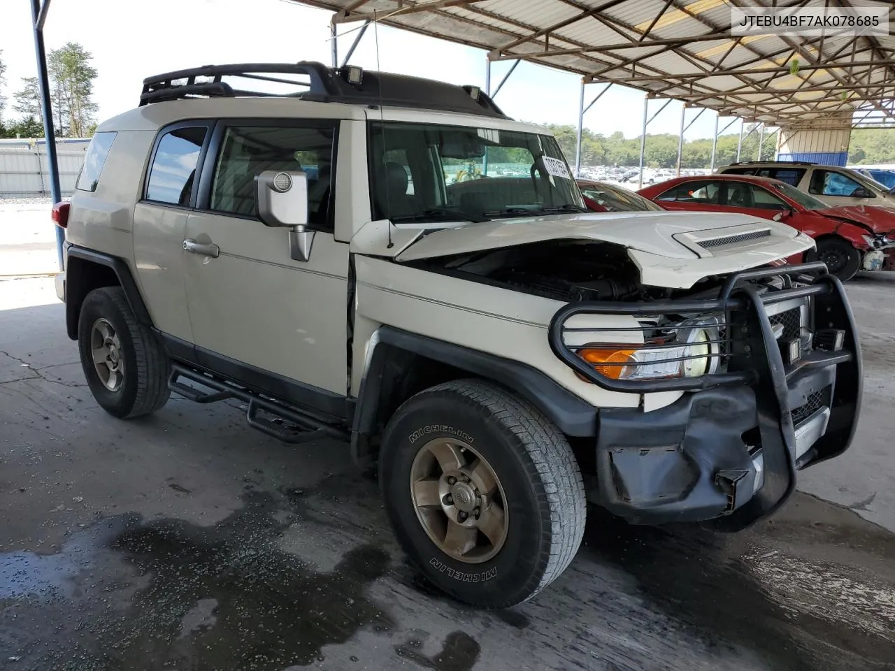 2010 Toyota Fj Cruiser VIN: JTEBU4BF7AK078685 Lot: 70371554