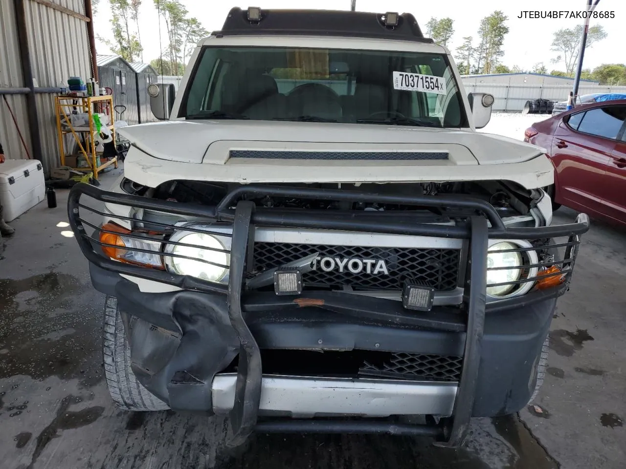 2010 Toyota Fj Cruiser VIN: JTEBU4BF7AK078685 Lot: 70371554