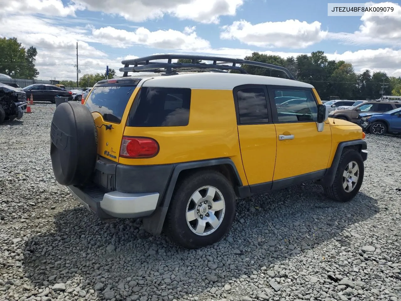 2010 Toyota Fj Cruiser VIN: JTEZU4BF8AK009079 Lot: 70456004