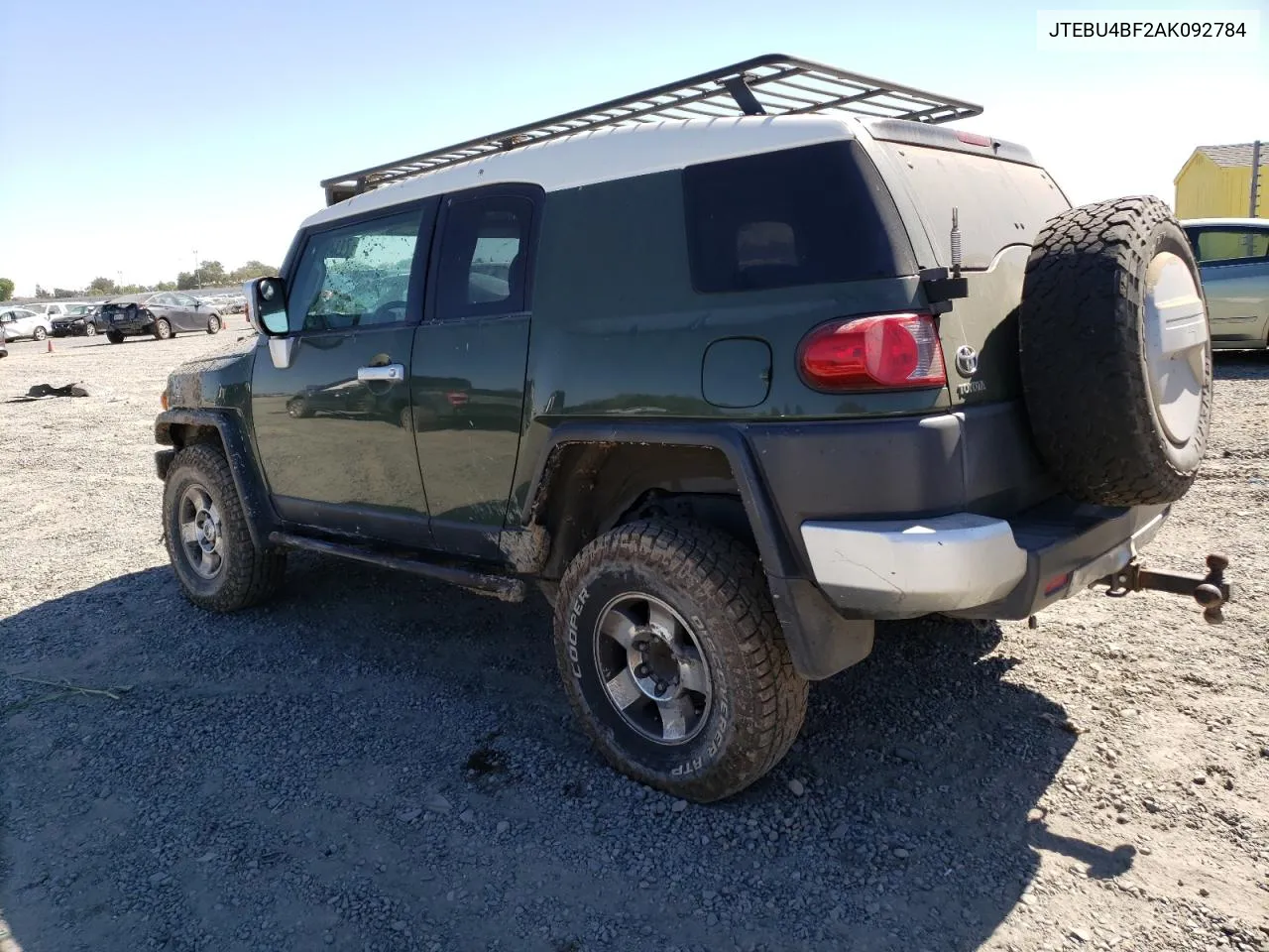 2010 Toyota Fj Cruiser VIN: JTEBU4BF2AK092784 Lot: 71131214