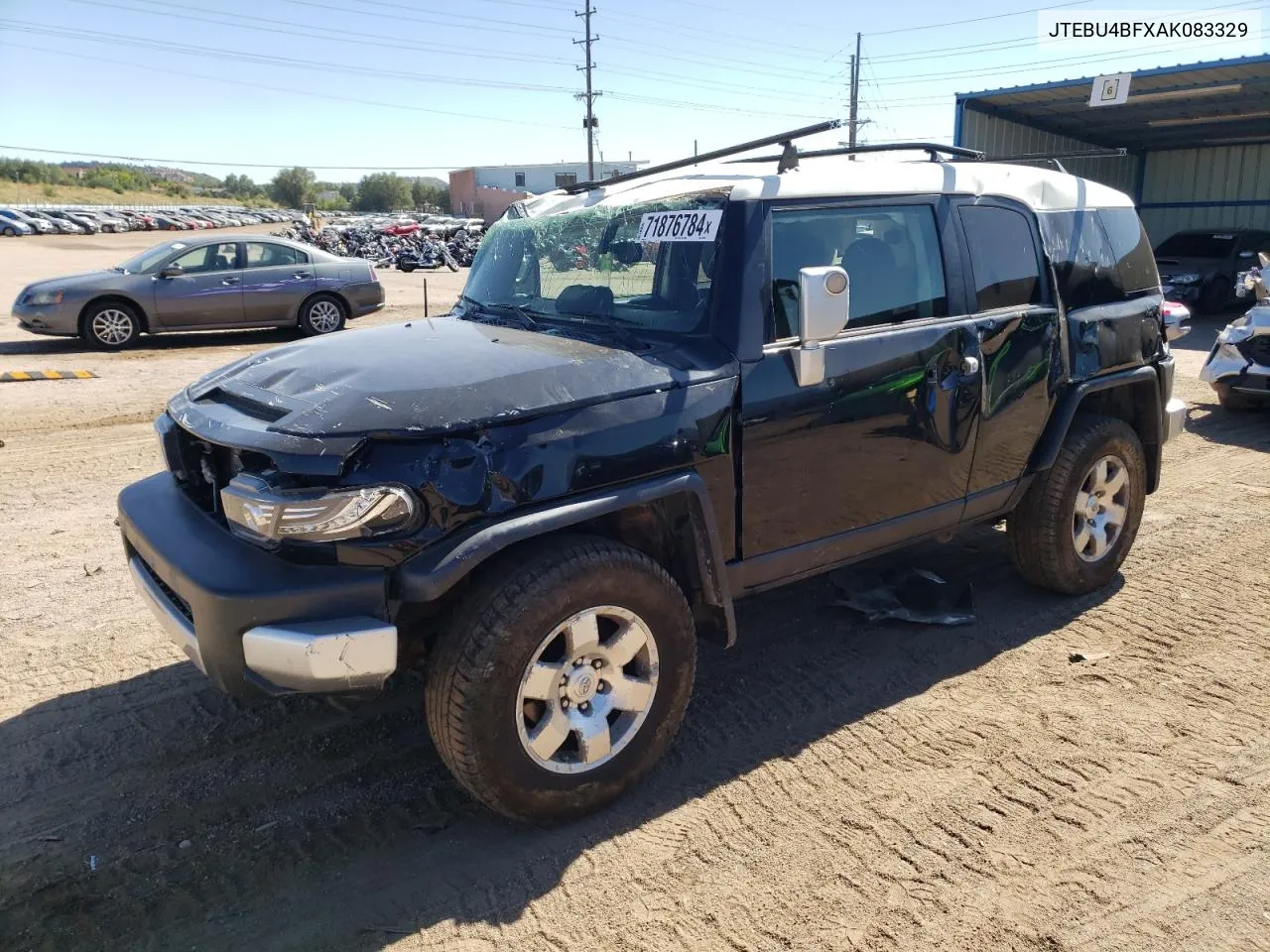 2010 Toyota Fj Cruiser VIN: JTEBU4BFXAK083329 Lot: 71876784