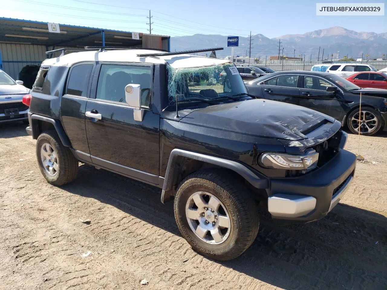 2010 Toyota Fj Cruiser VIN: JTEBU4BFXAK083329 Lot: 71876784