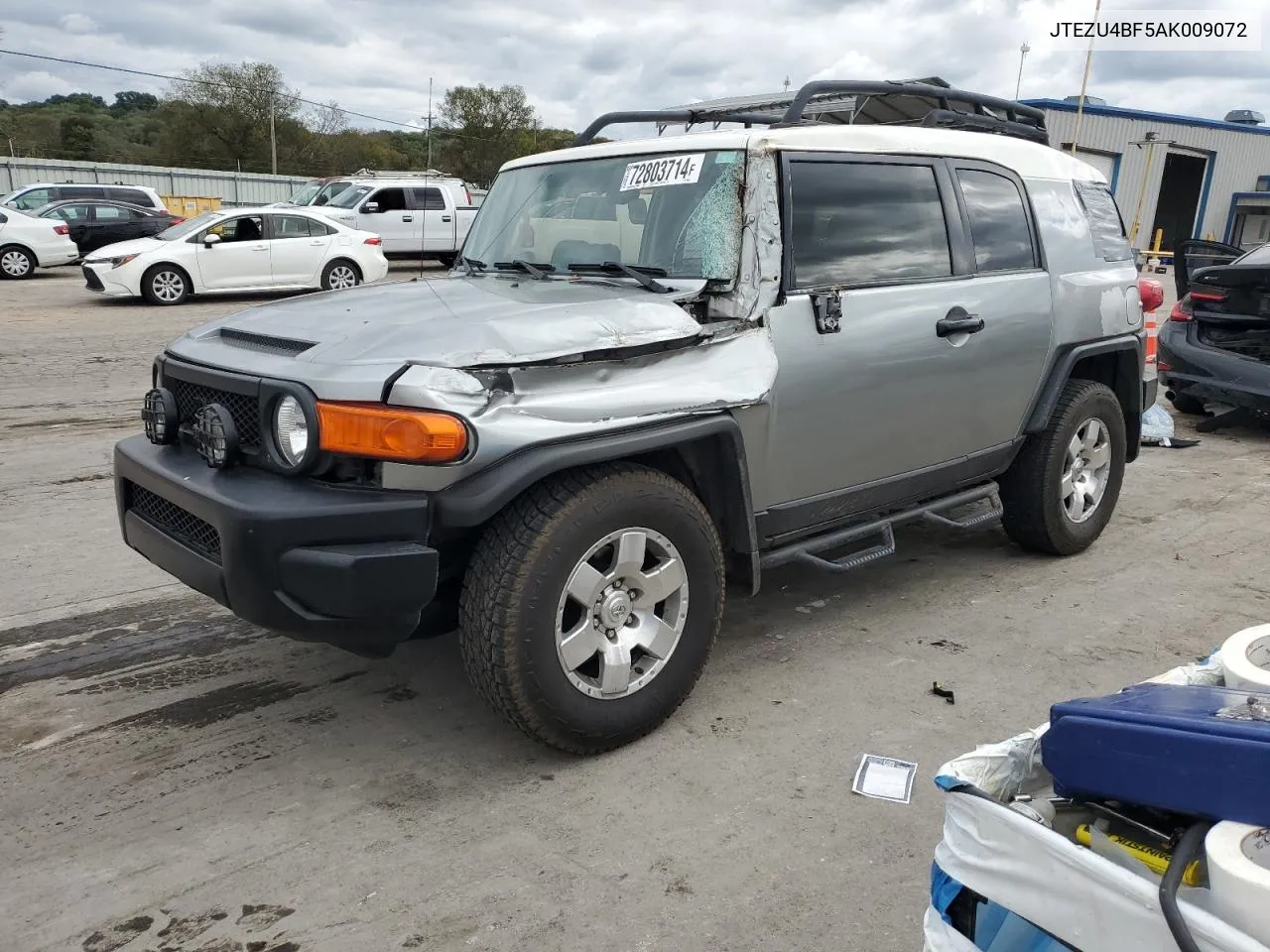 2010 Toyota Fj Cruiser VIN: JTEZU4BF5AK009072 Lot: 72803714