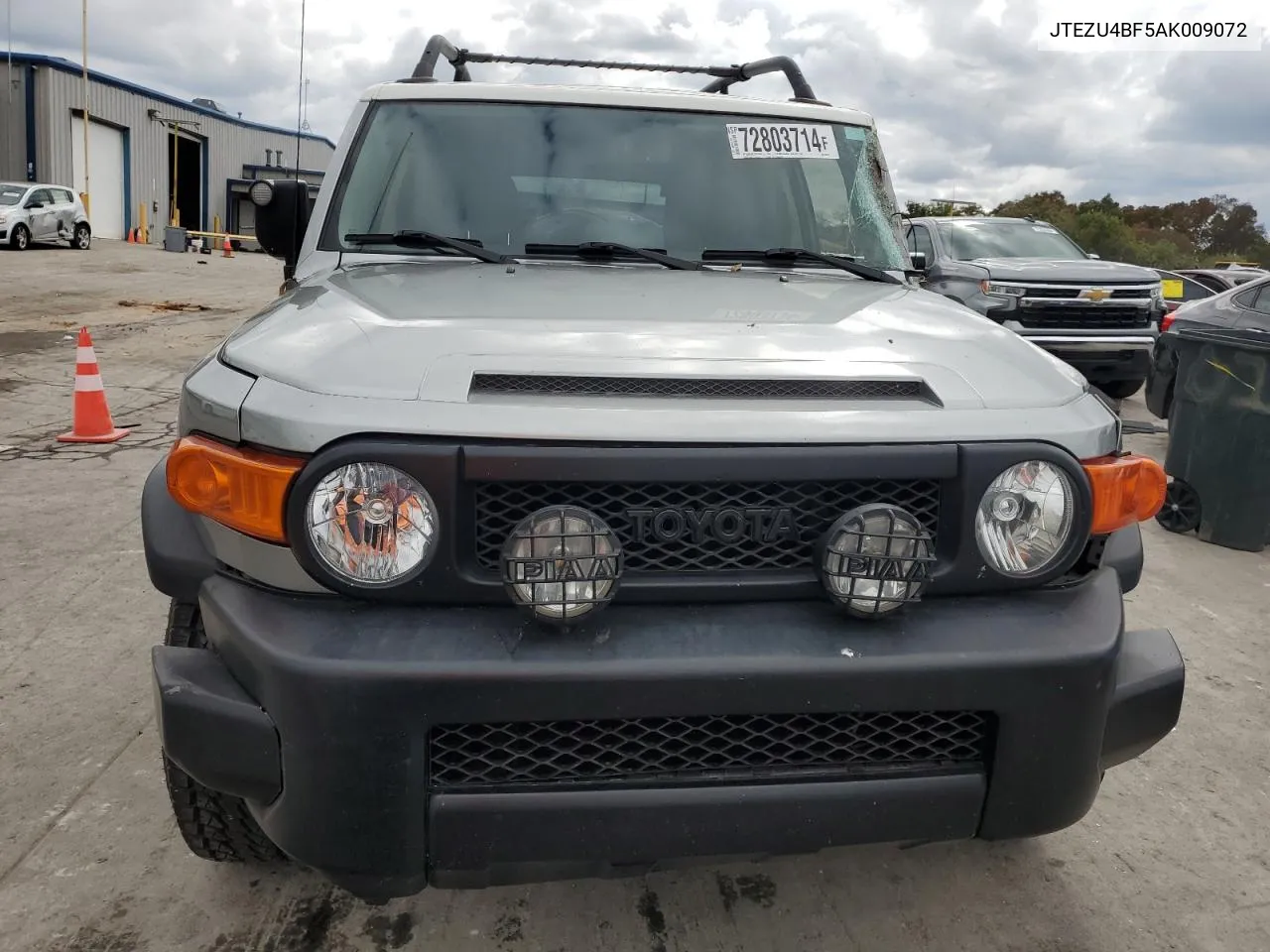 2010 Toyota Fj Cruiser VIN: JTEZU4BF5AK009072 Lot: 72803714