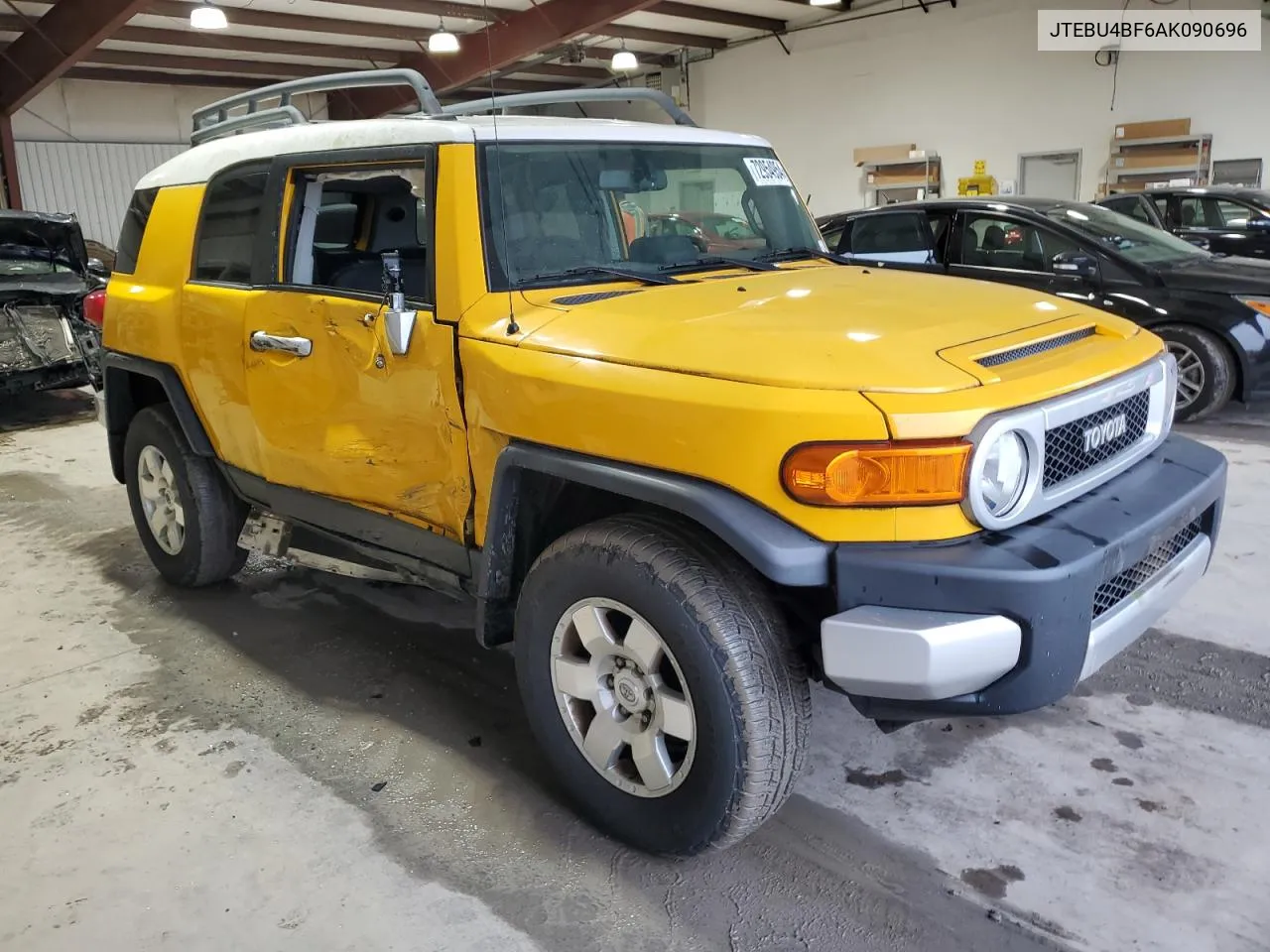 2010 Toyota Fj Cruiser VIN: JTEBU4BF6AK090696 Lot: 72954954