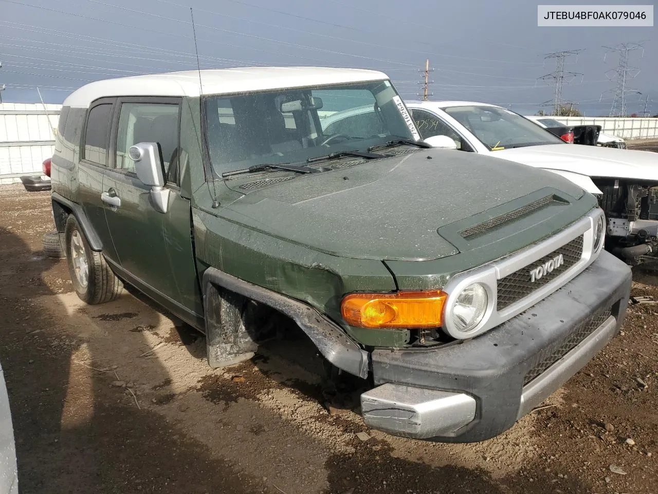 2010 Toyota Fj Cruiser VIN: JTEBU4BF0AK079046 Lot: 75316264