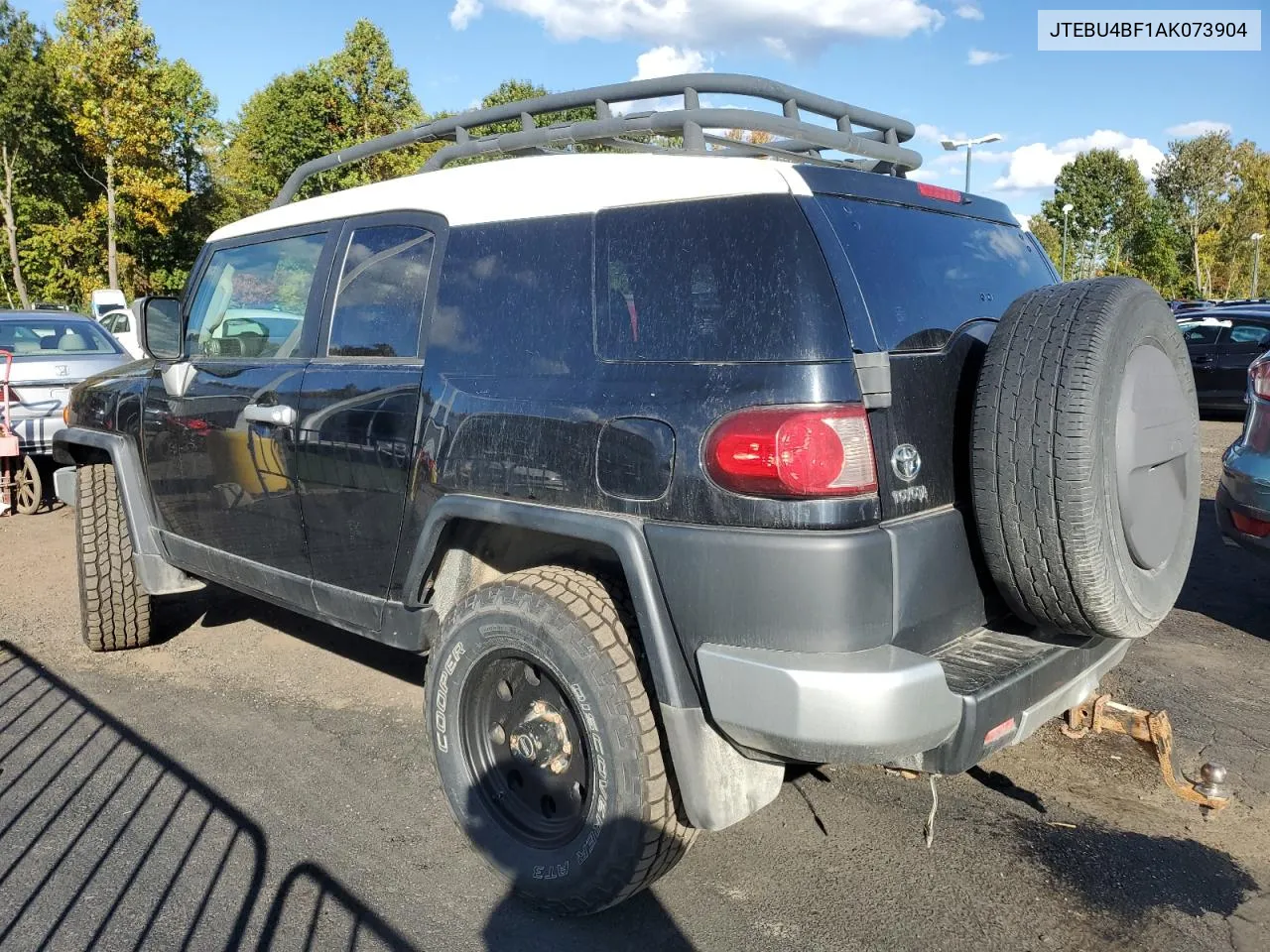 2010 Toyota Fj Cruiser VIN: JTEBU4BF1AK073904 Lot: 75588284