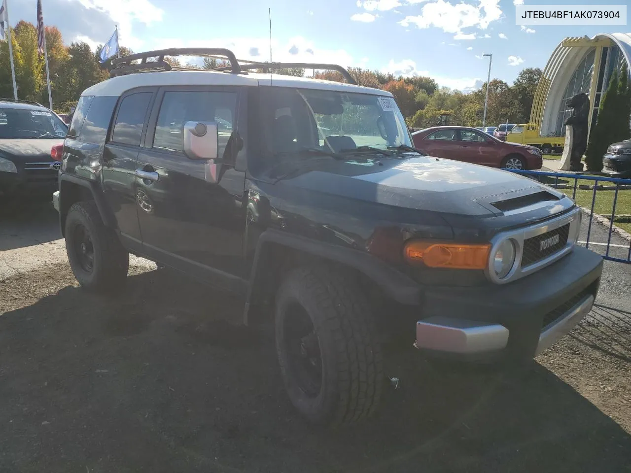 2010 Toyota Fj Cruiser VIN: JTEBU4BF1AK073904 Lot: 75588284