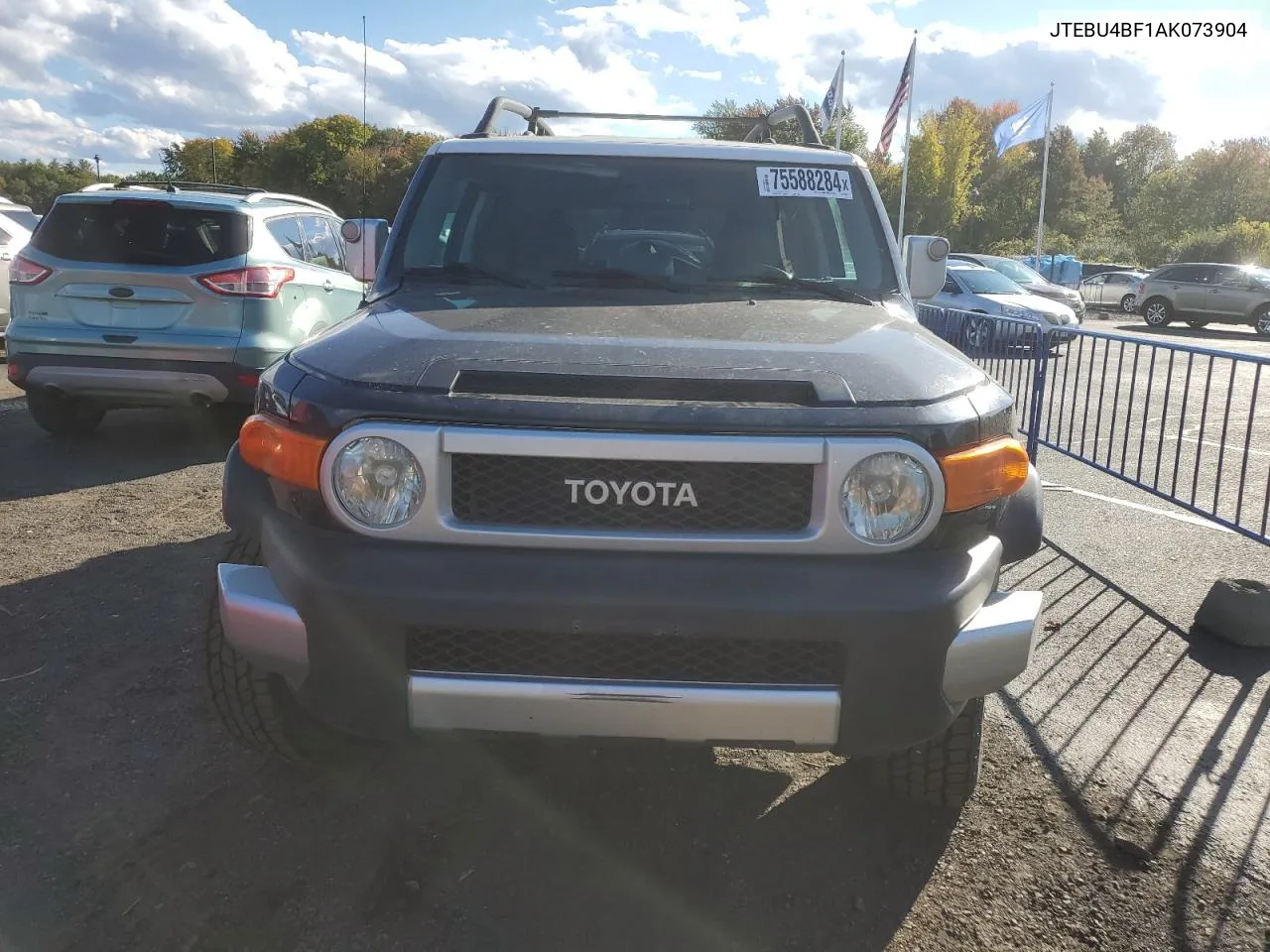 2010 Toyota Fj Cruiser VIN: JTEBU4BF1AK073904 Lot: 75588284