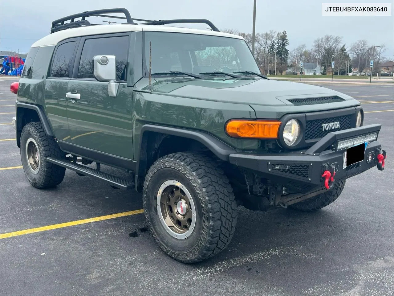 2010 Toyota Fj Cruiser VIN: JTEBU4BFXAK083640 Lot: 75951634