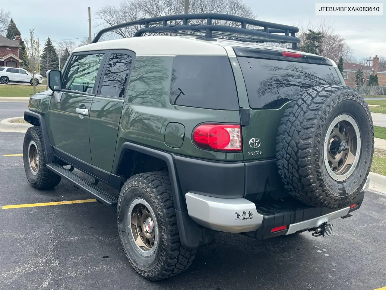 2010 Toyota Fj Cruiser VIN: JTEBU4BFXAK083640 Lot: 75951634