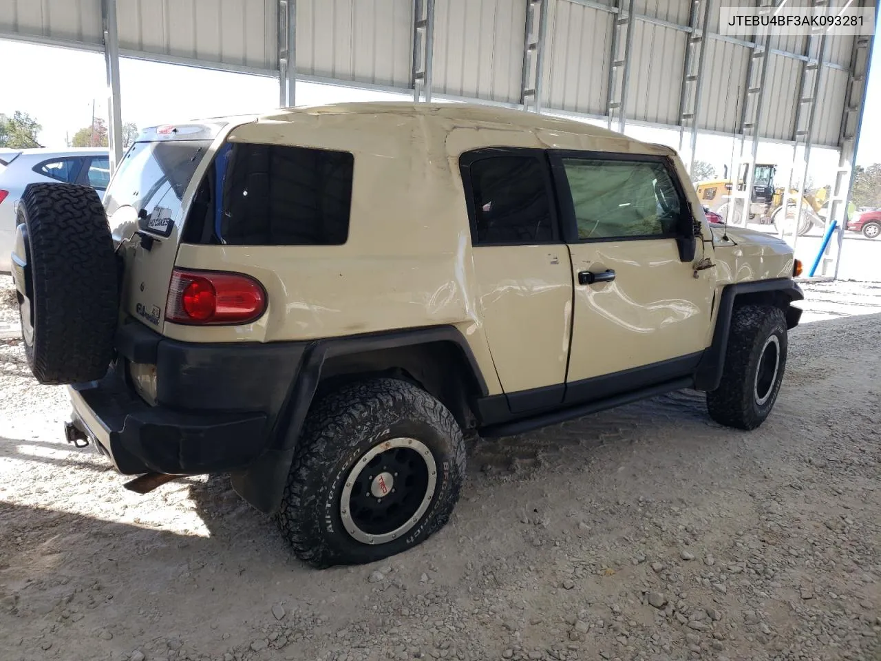 2010 Toyota Fj Cruiser VIN: JTEBU4BF3AK093281 Lot: 76309174