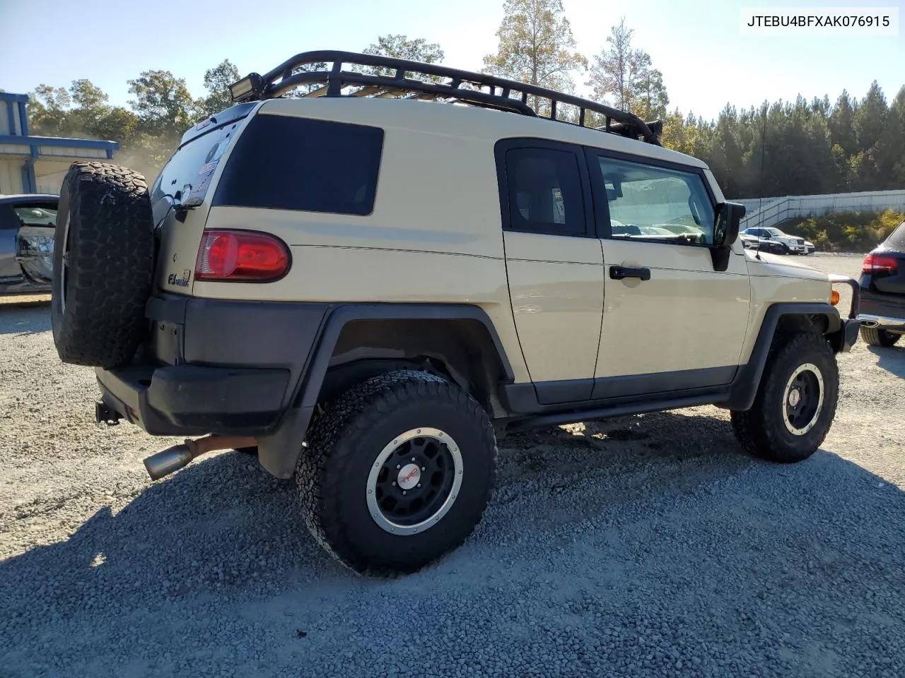 2010 Toyota Fj Cruiser VIN: JTEBU4BFXAK076915 Lot: 77177094