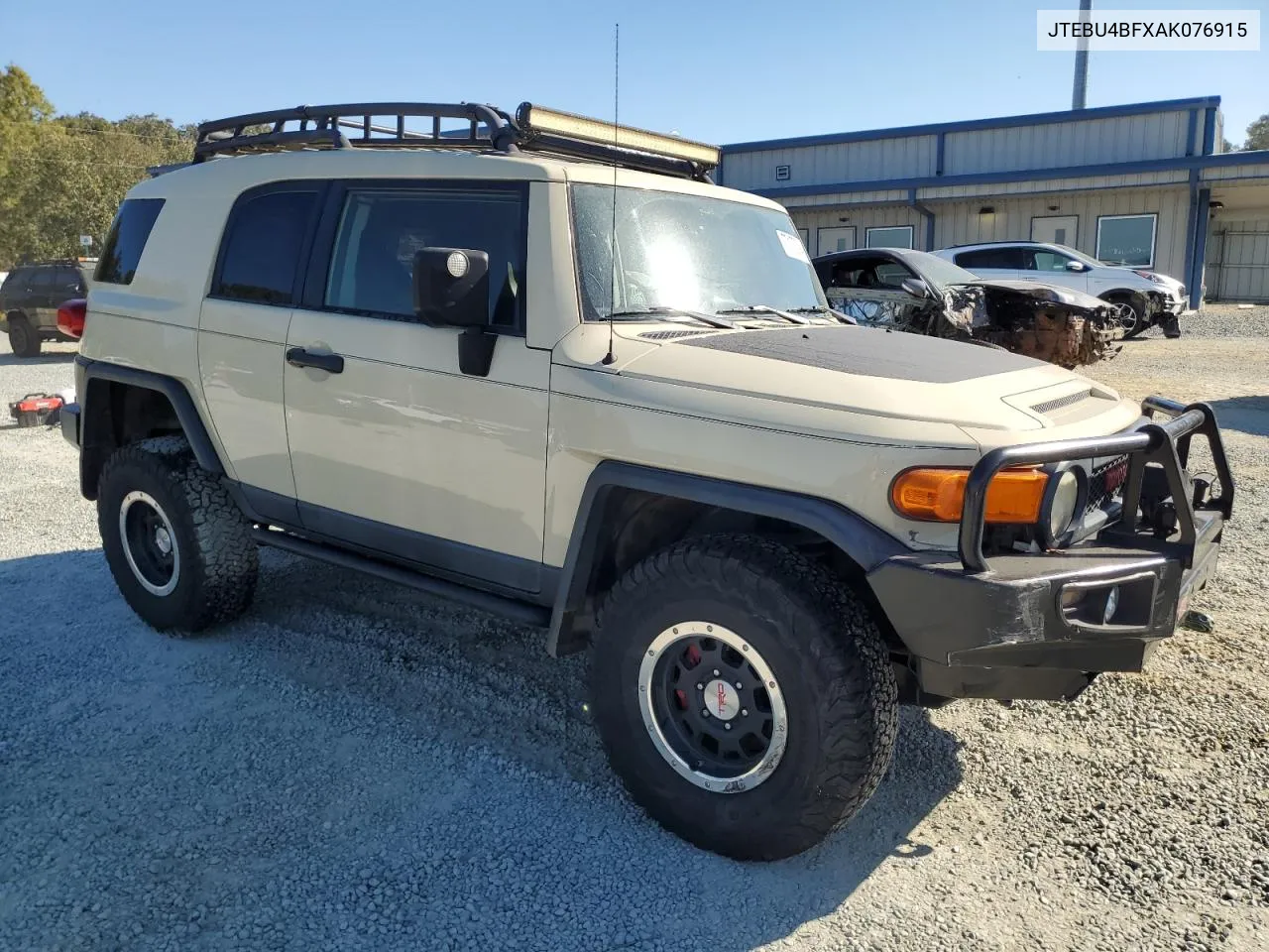 2010 Toyota Fj Cruiser VIN: JTEBU4BFXAK076915 Lot: 77177094