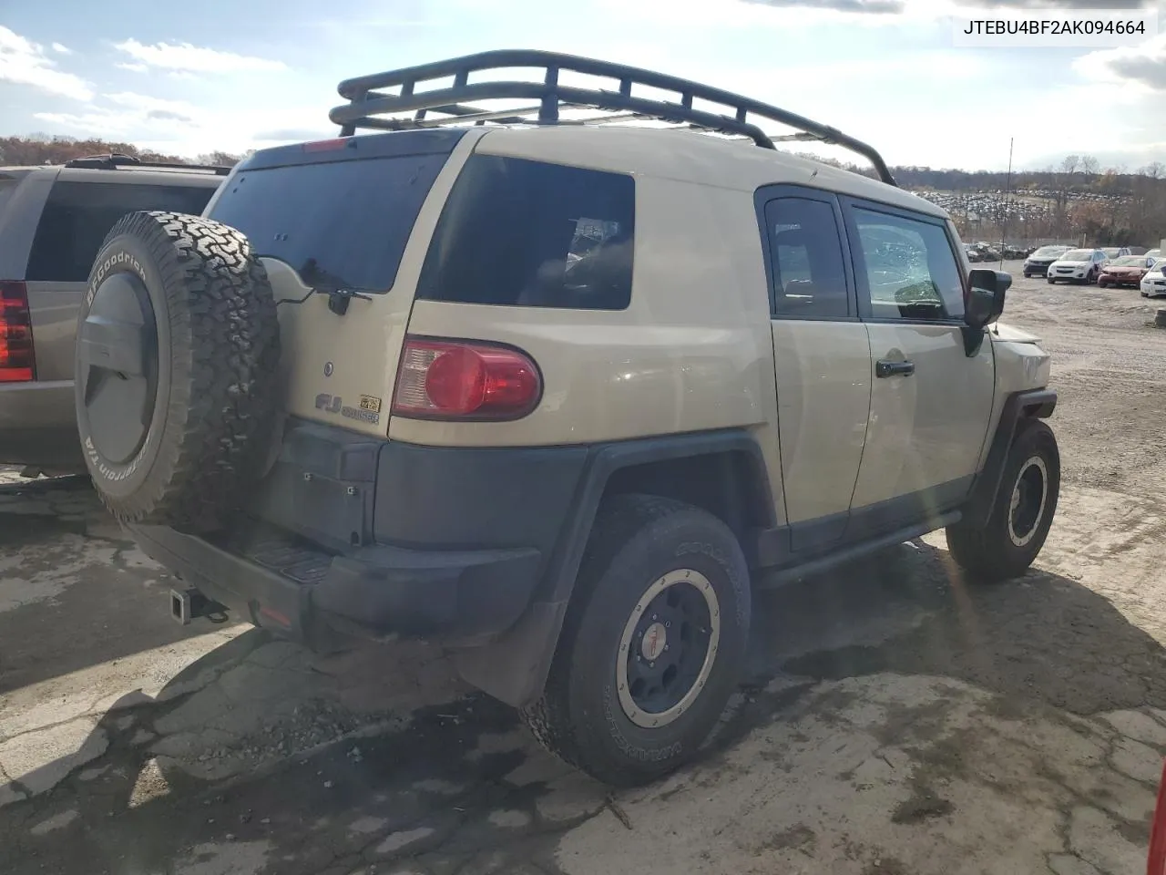 2010 Toyota Fj Cruiser VIN: JTEBU4BF2AK094664 Lot: 79739704