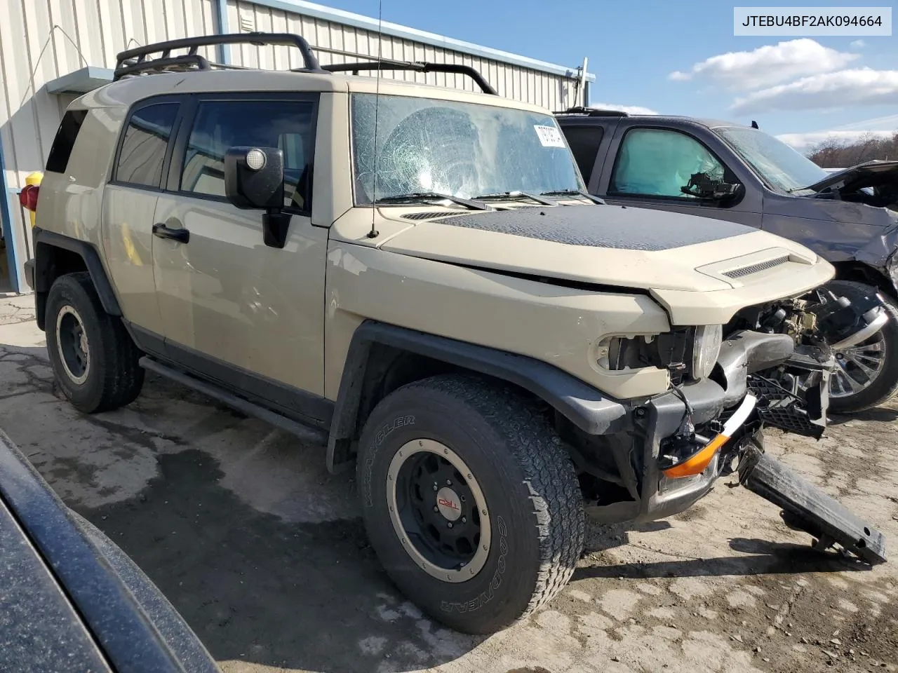 2010 Toyota Fj Cruiser VIN: JTEBU4BF2AK094664 Lot: 79739704