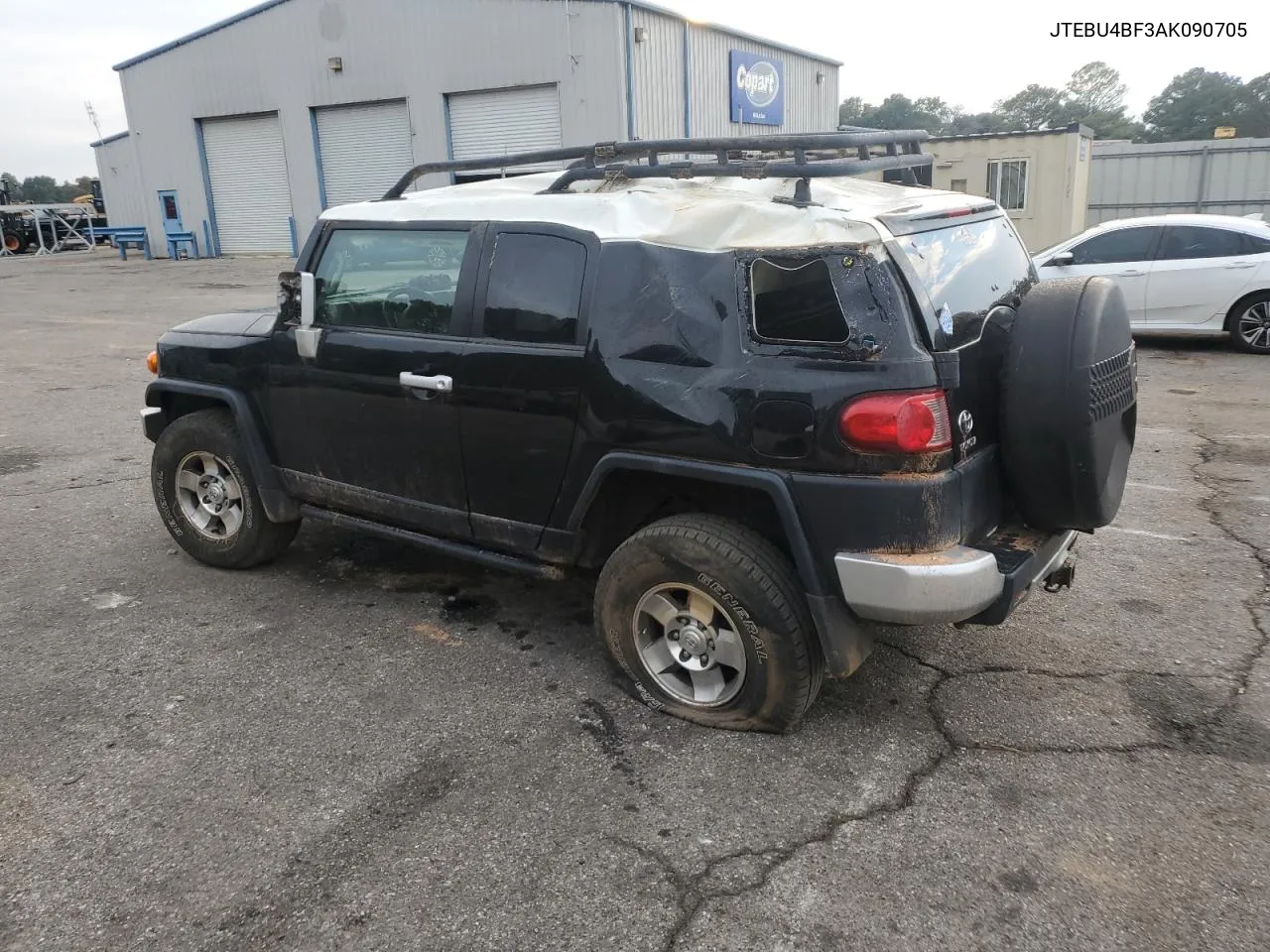 2010 Toyota Fj Cruiser VIN: JTEBU4BF3AK090705 Lot: 79934704