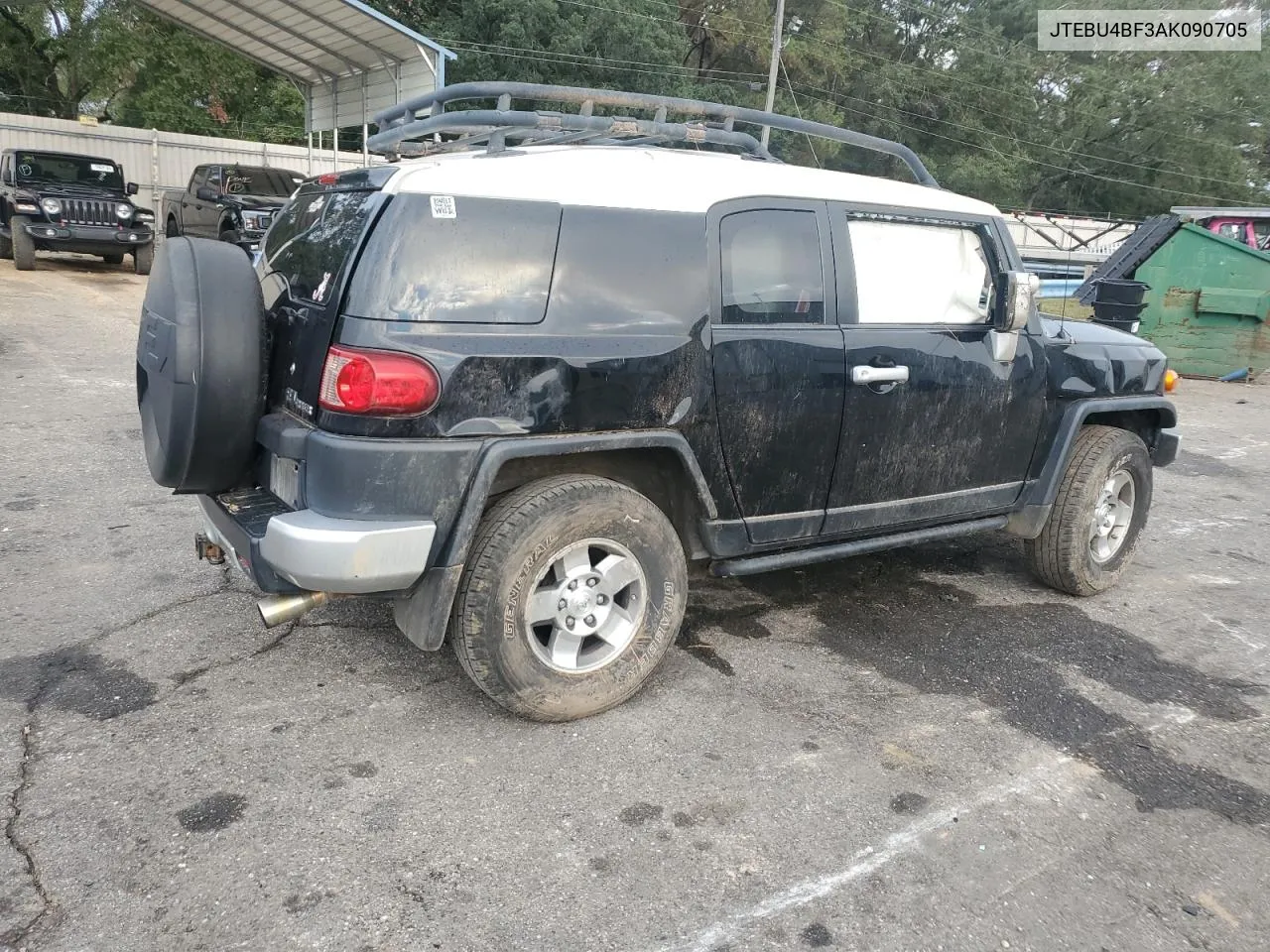 2010 Toyota Fj Cruiser VIN: JTEBU4BF3AK090705 Lot: 79934704