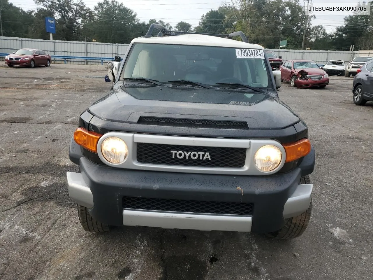 2010 Toyota Fj Cruiser VIN: JTEBU4BF3AK090705 Lot: 79934704