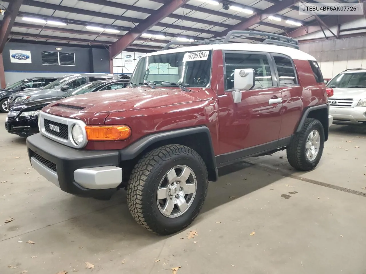 2010 Toyota Fj Cruiser VIN: JTEBU4BF5AK077261 Lot: 80790104